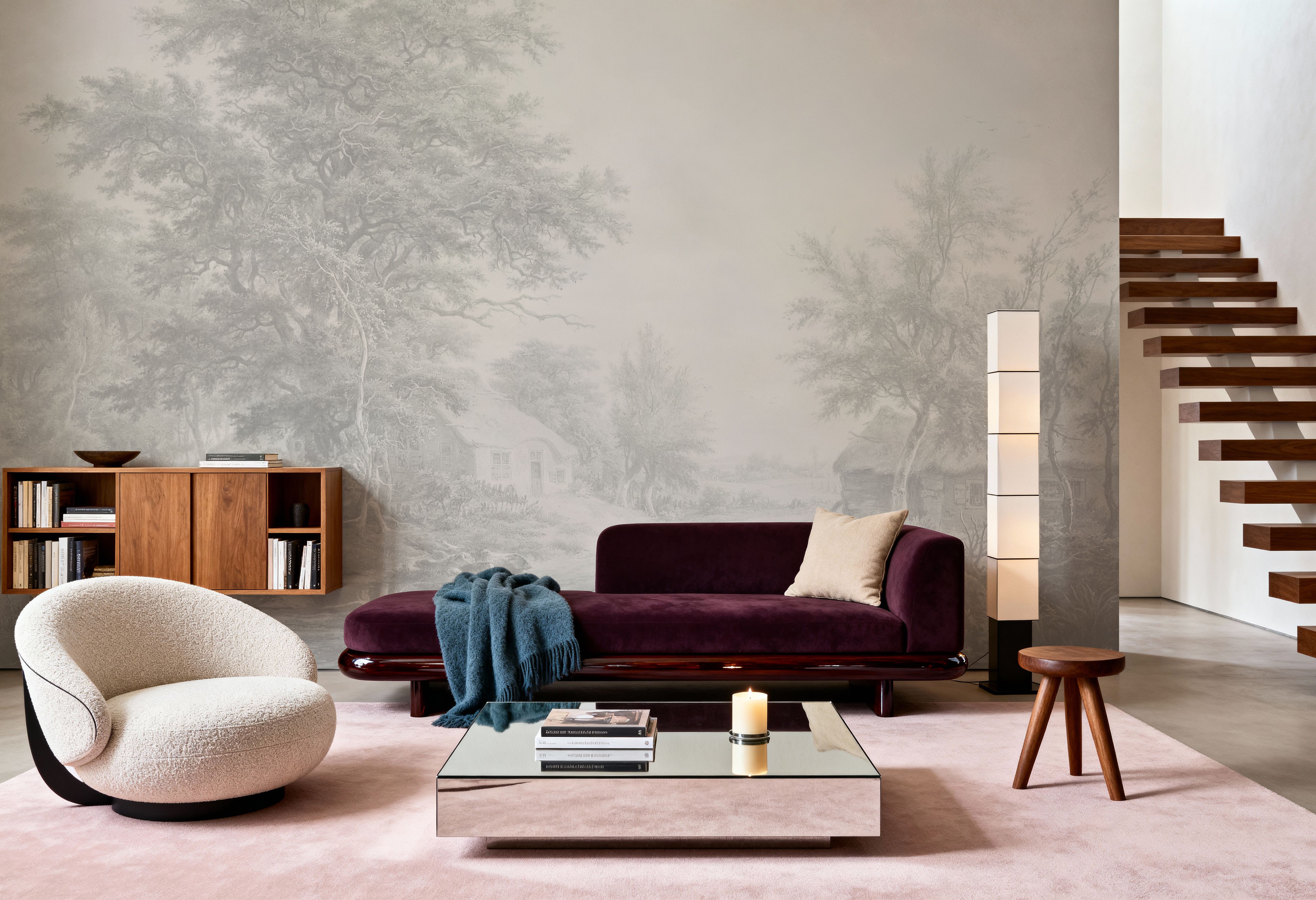 Painted Master Gray, Wallpaper