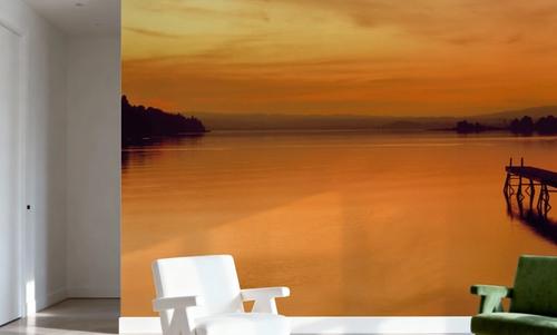 Golden Harbor Sunset