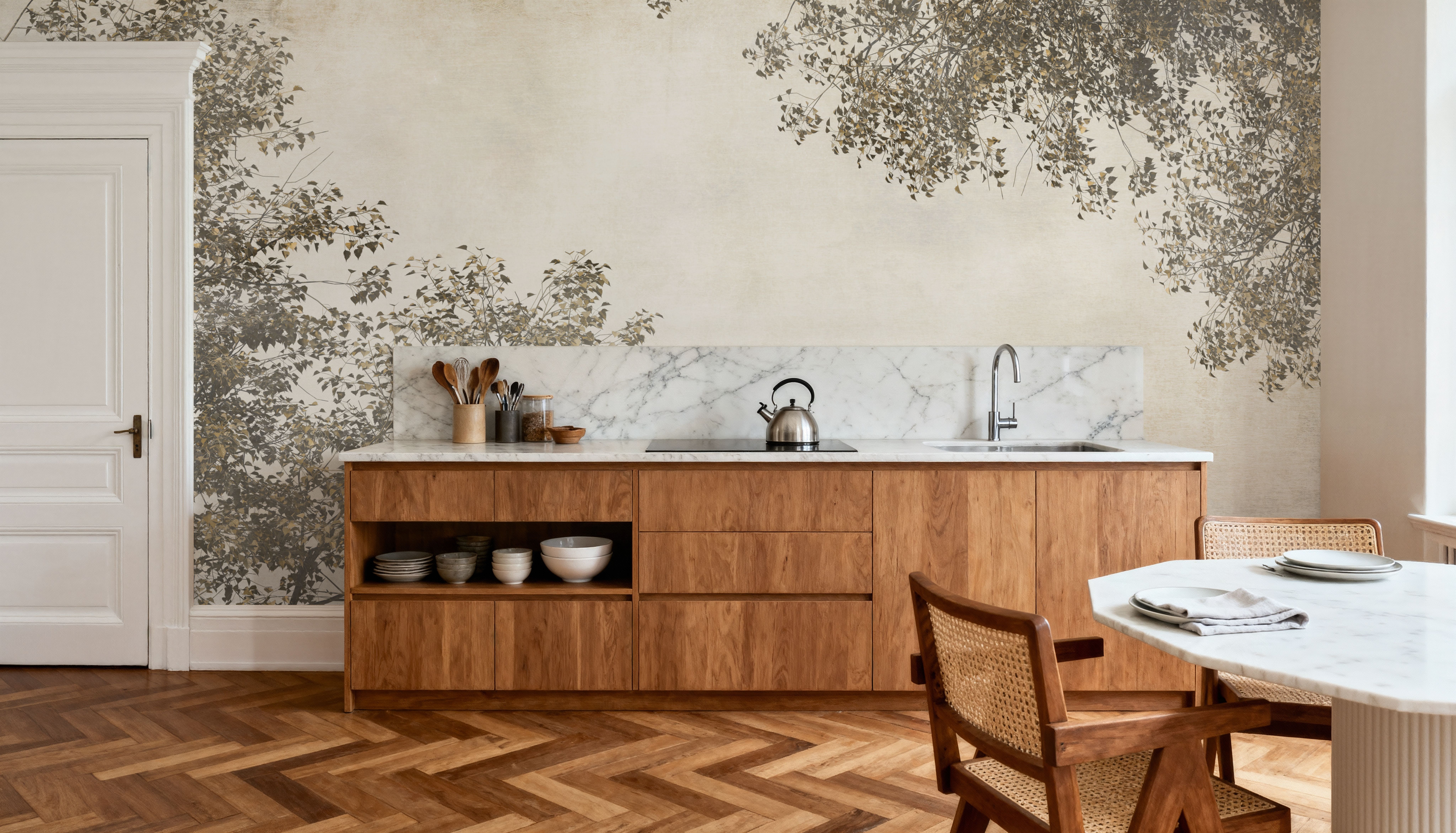 Tree Crowns, Wallpaper