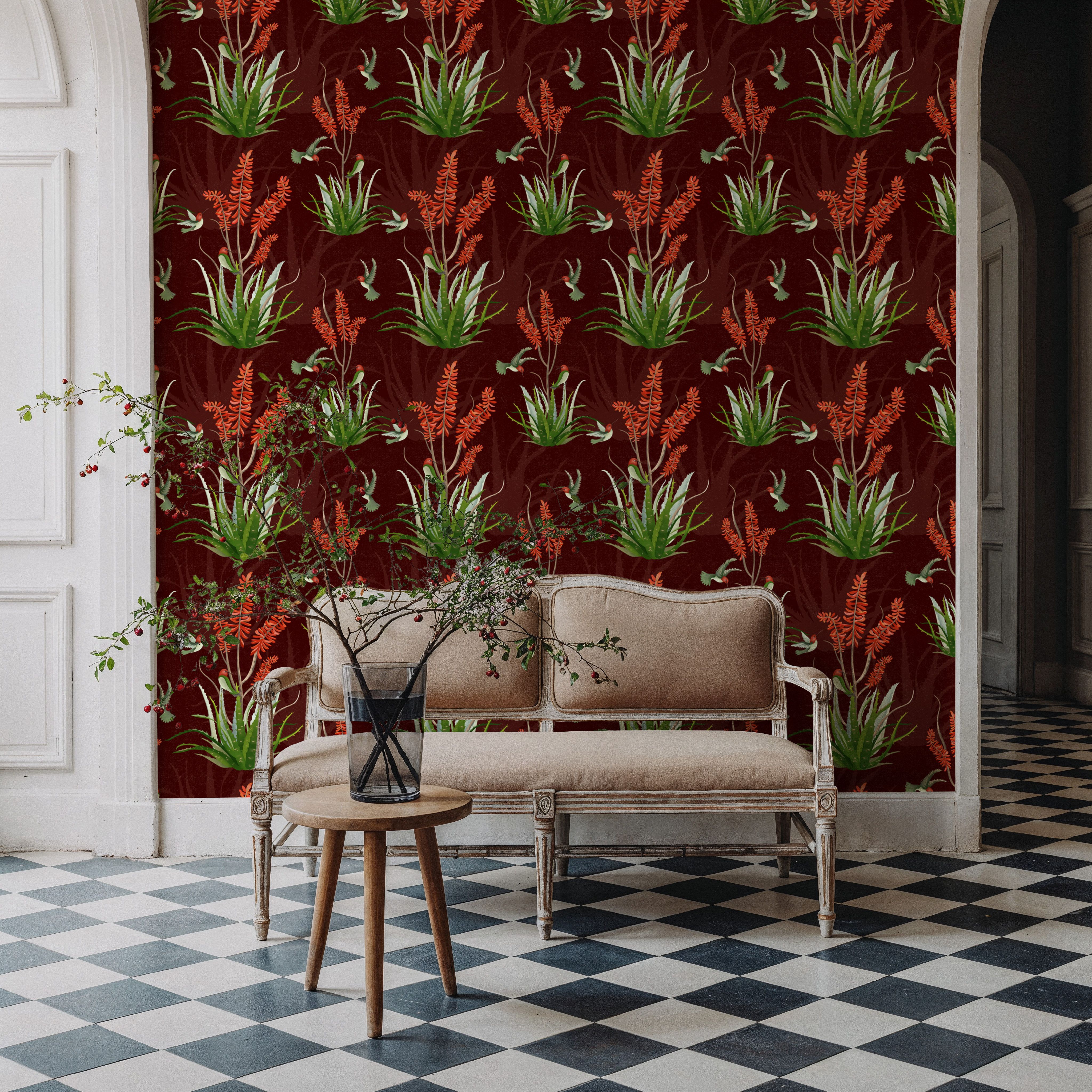 Aloe Vera Nectar, Rust Red