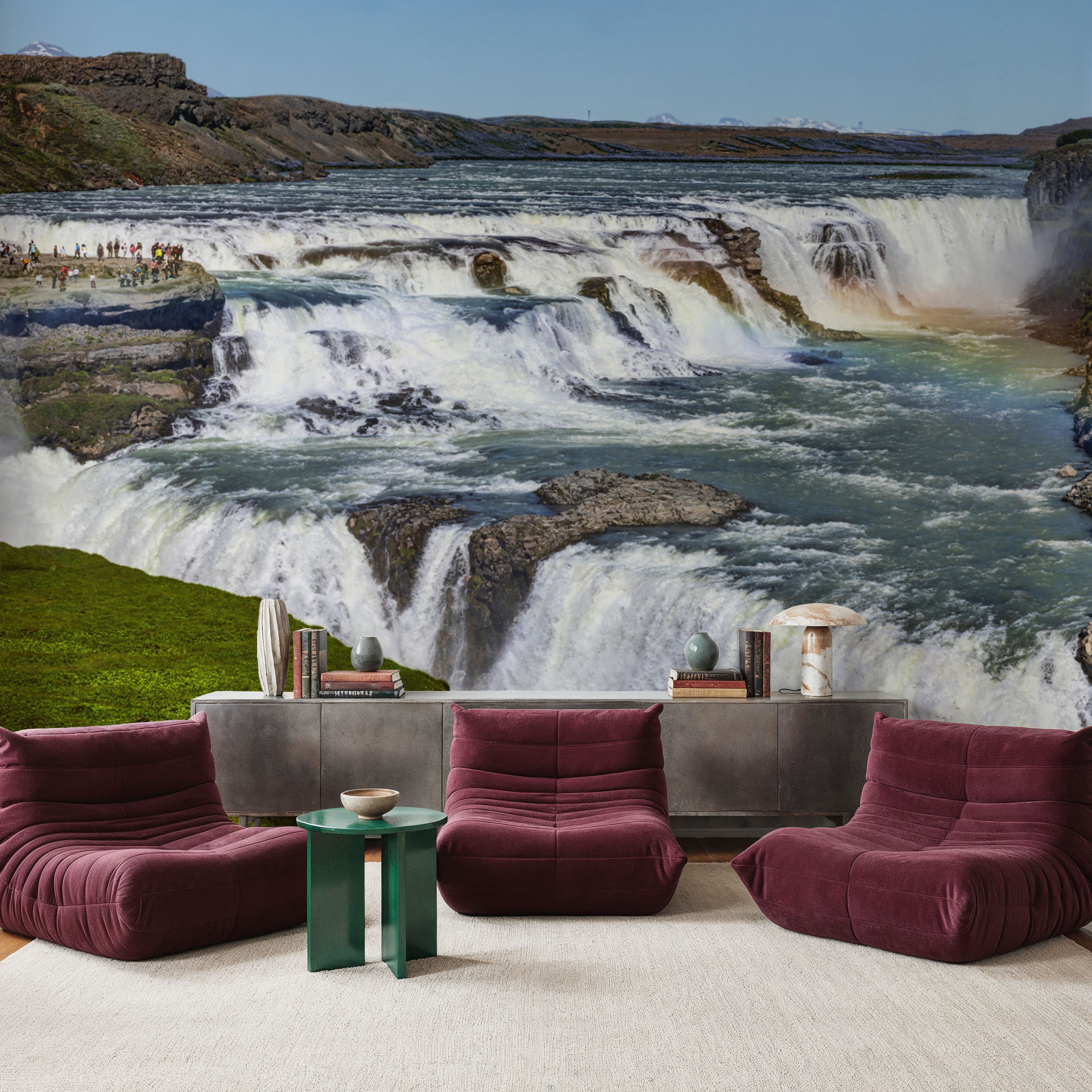 Majestic Rainbow Falls
