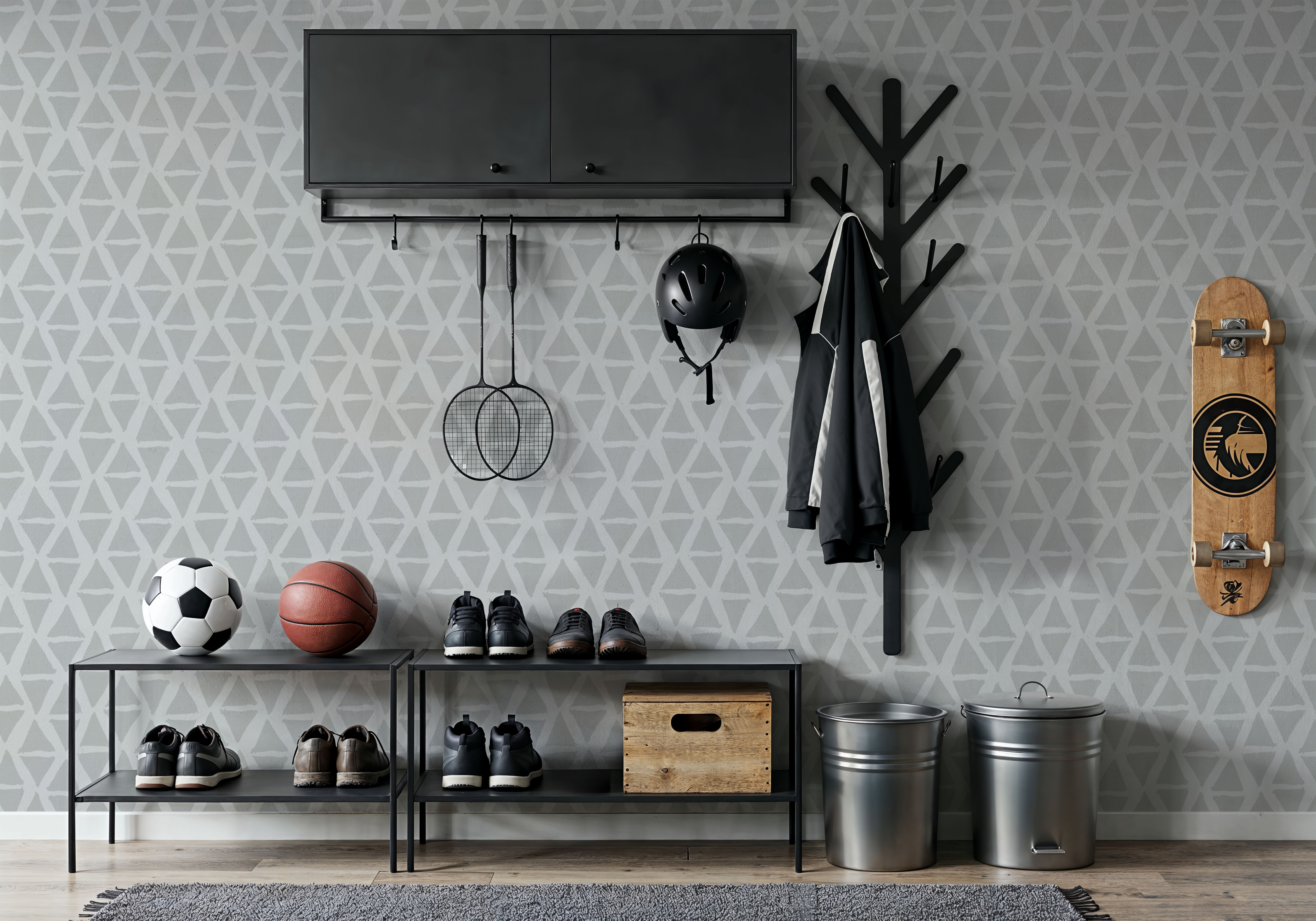 Triangular Meeting Light Gray