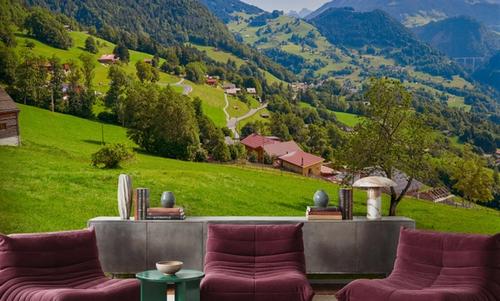 Alps at Ormont Dessus Switzerland