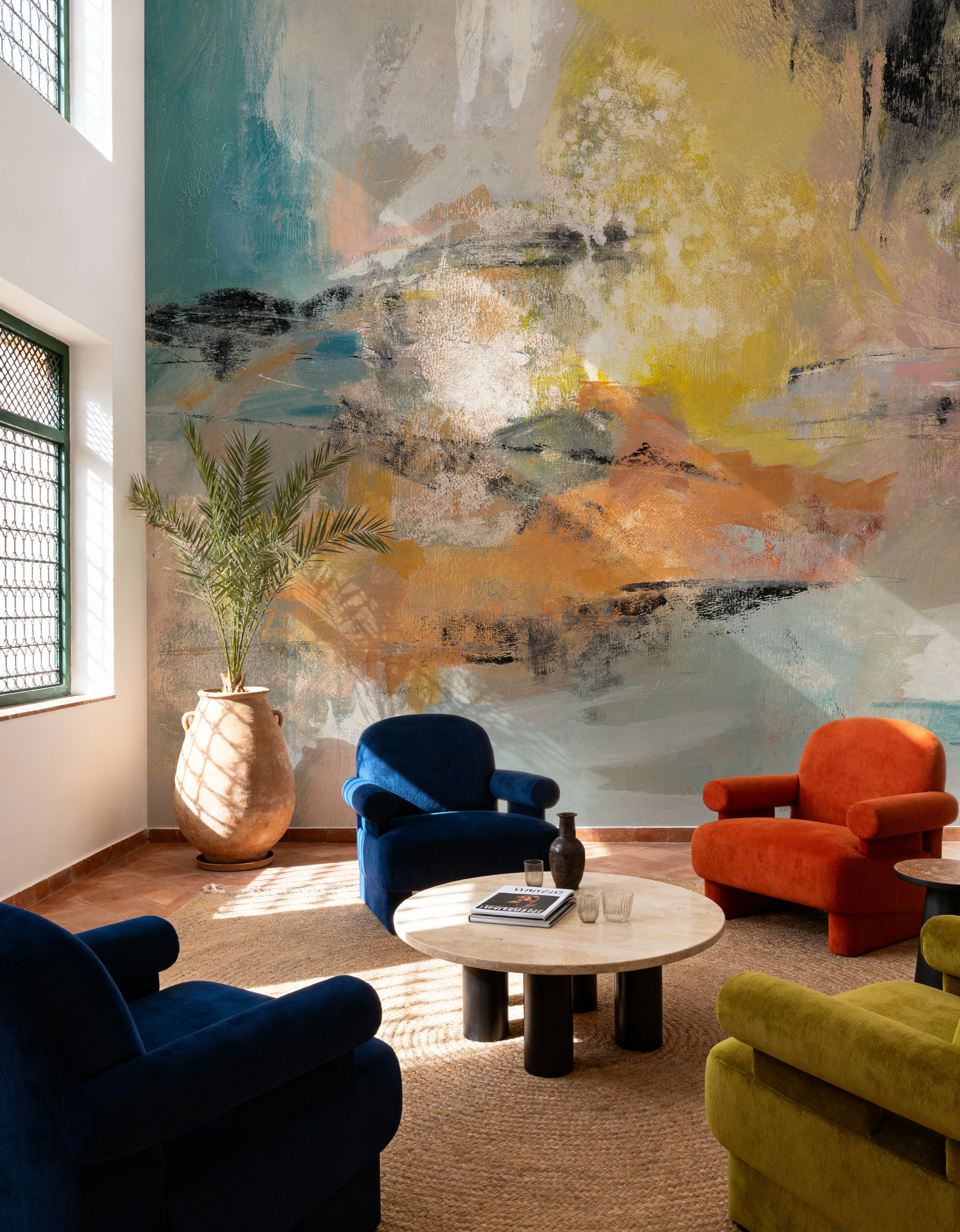 Sea And Land on Canvas