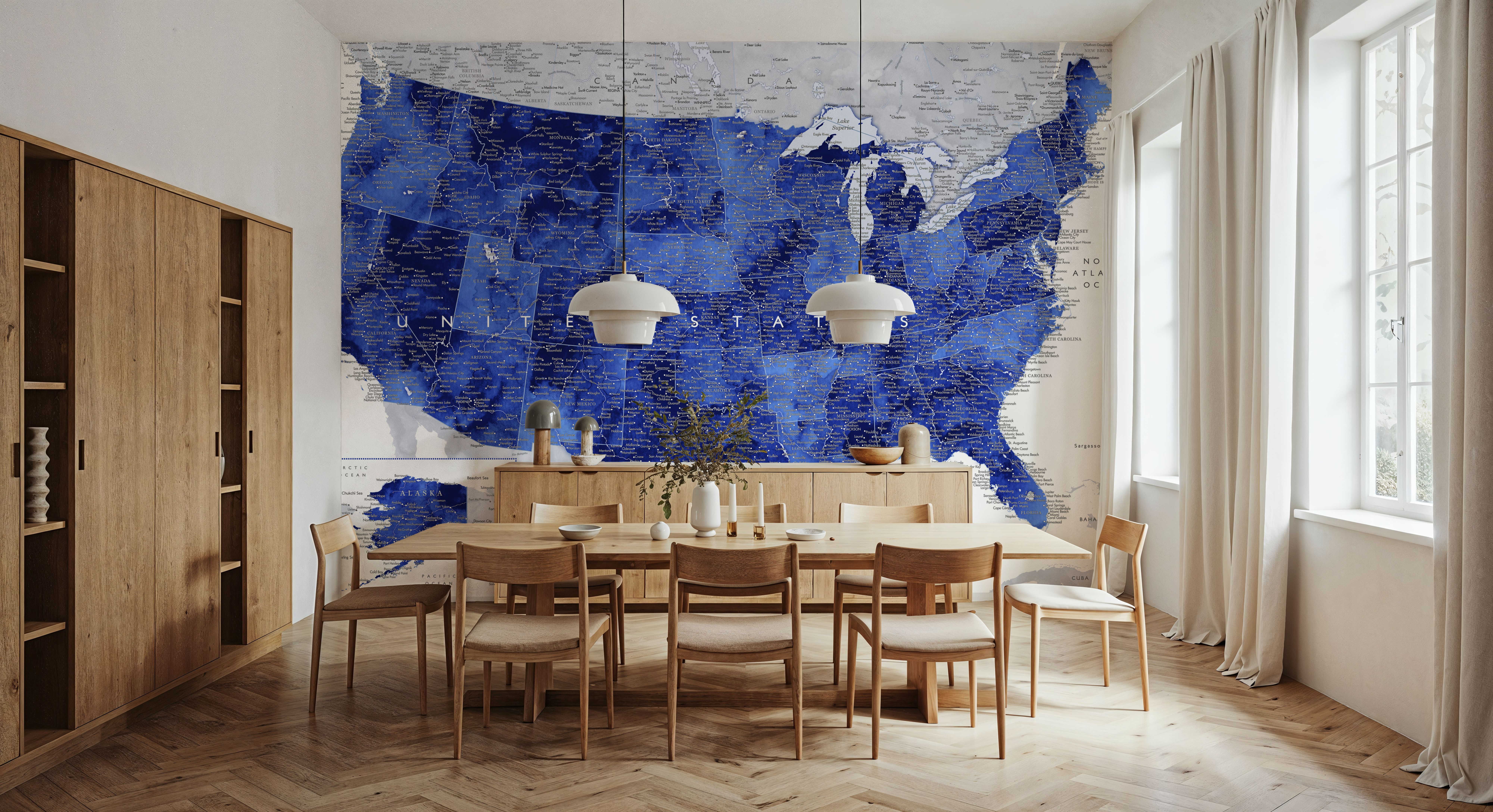 US Map Detailed - Gulzar