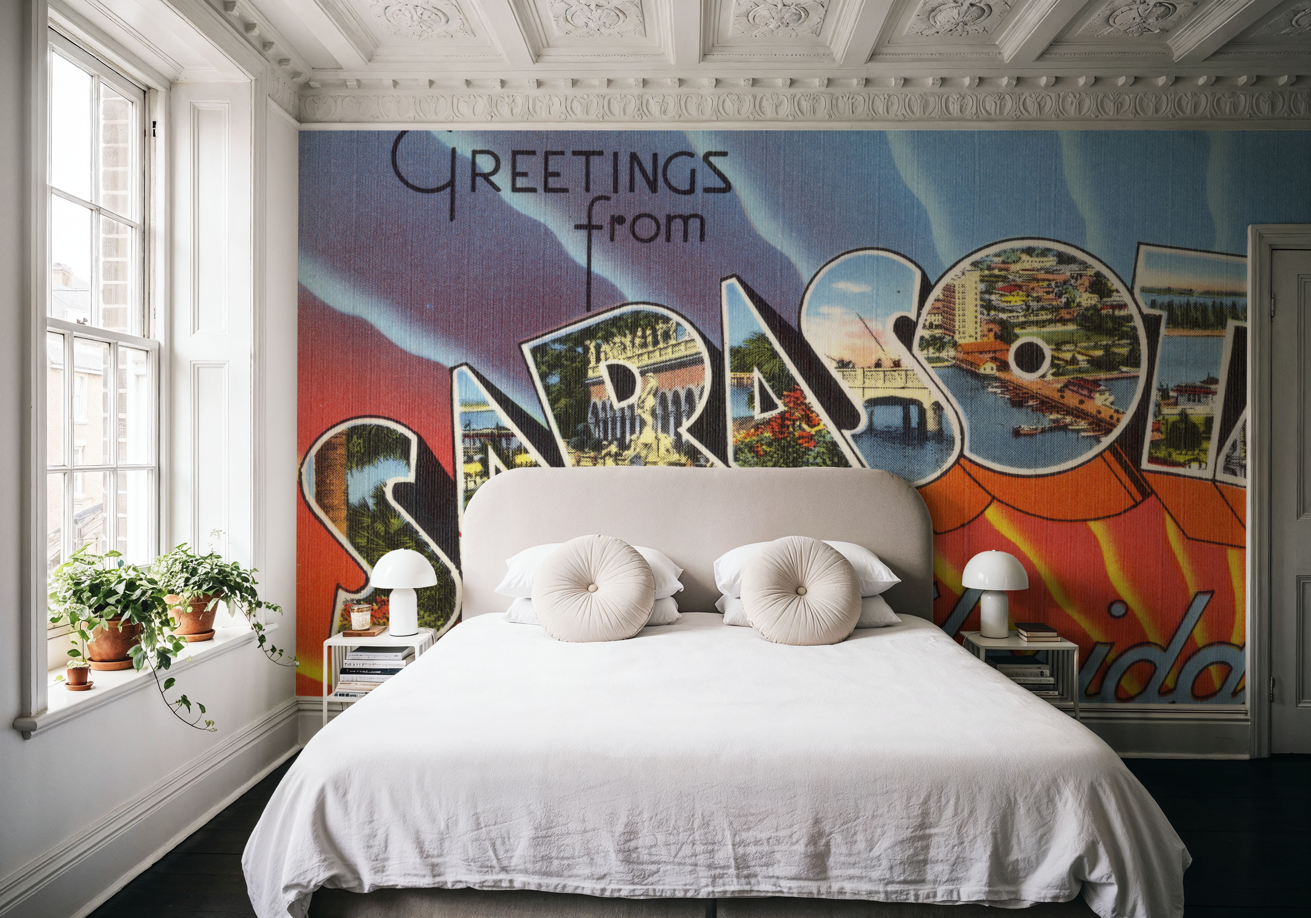 Greetings from Sarasota - Screenprint Postcard