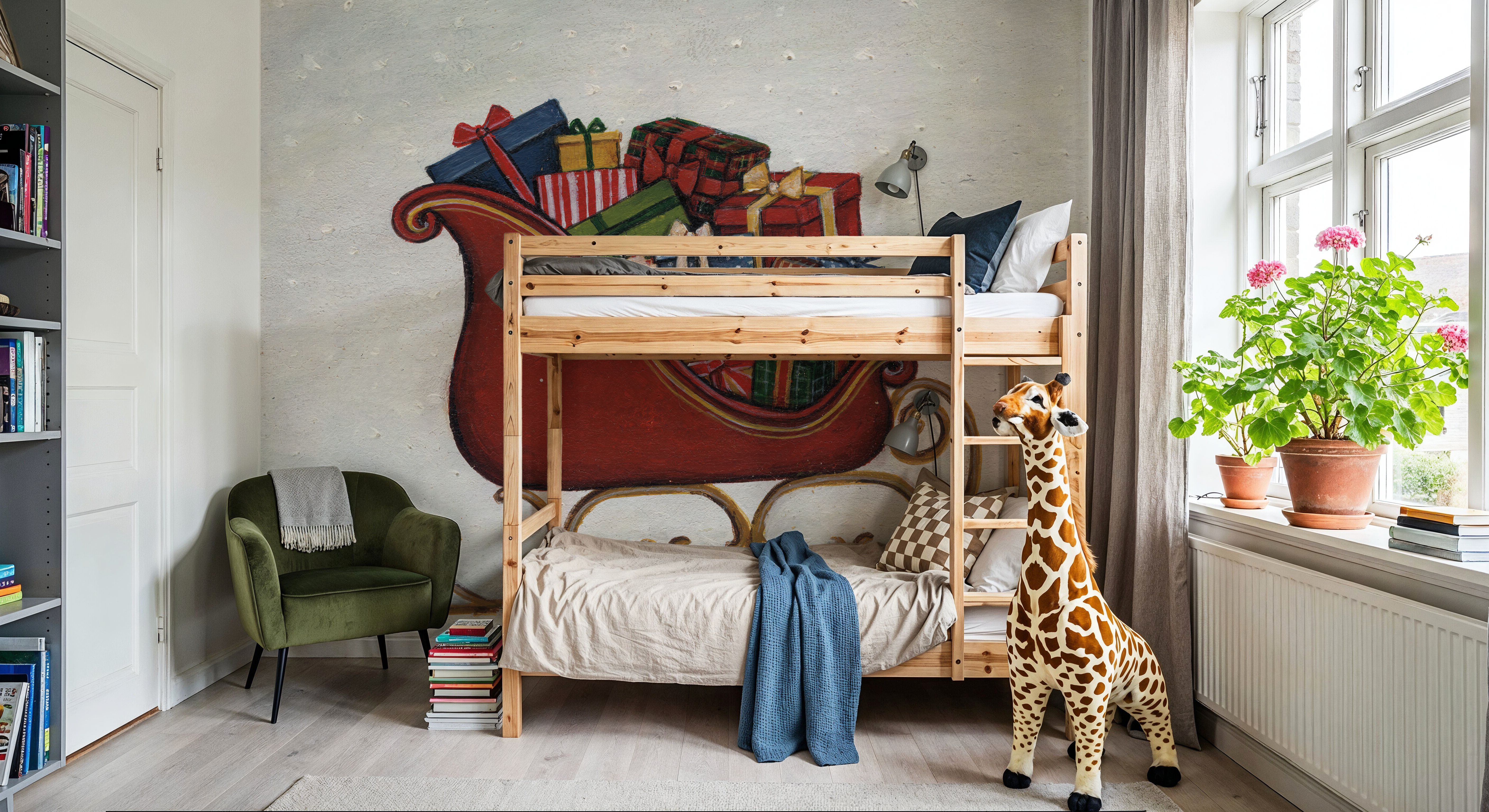 Deck The Halls Sleigh, Wallpaper