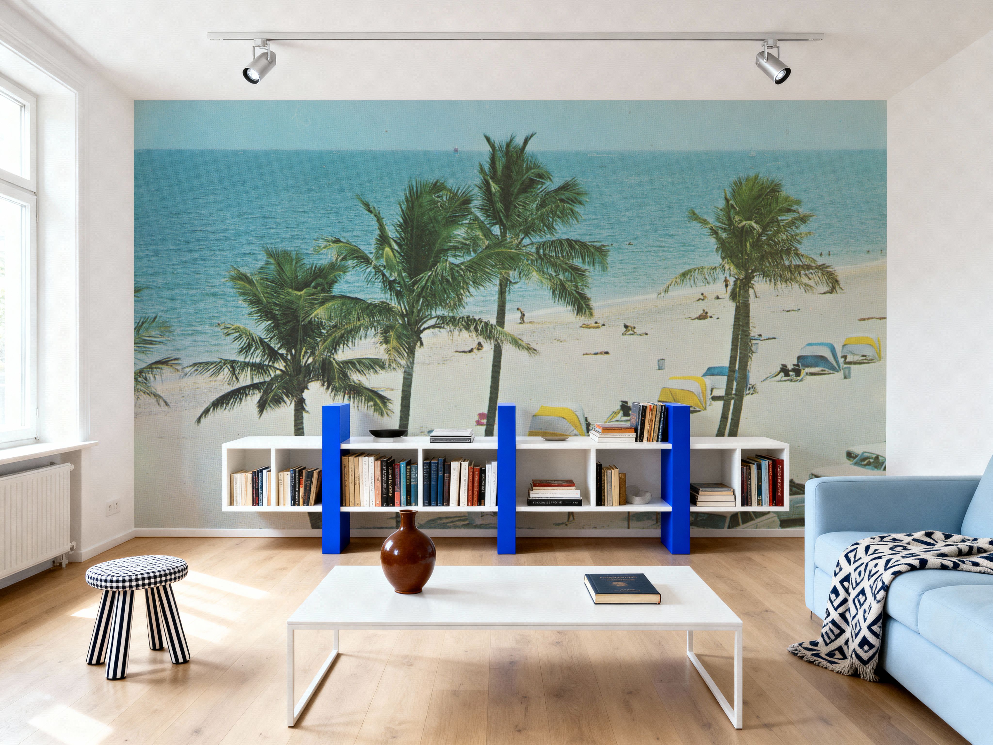 Greetings from Palm Beach Chill - Screenprint Postcard