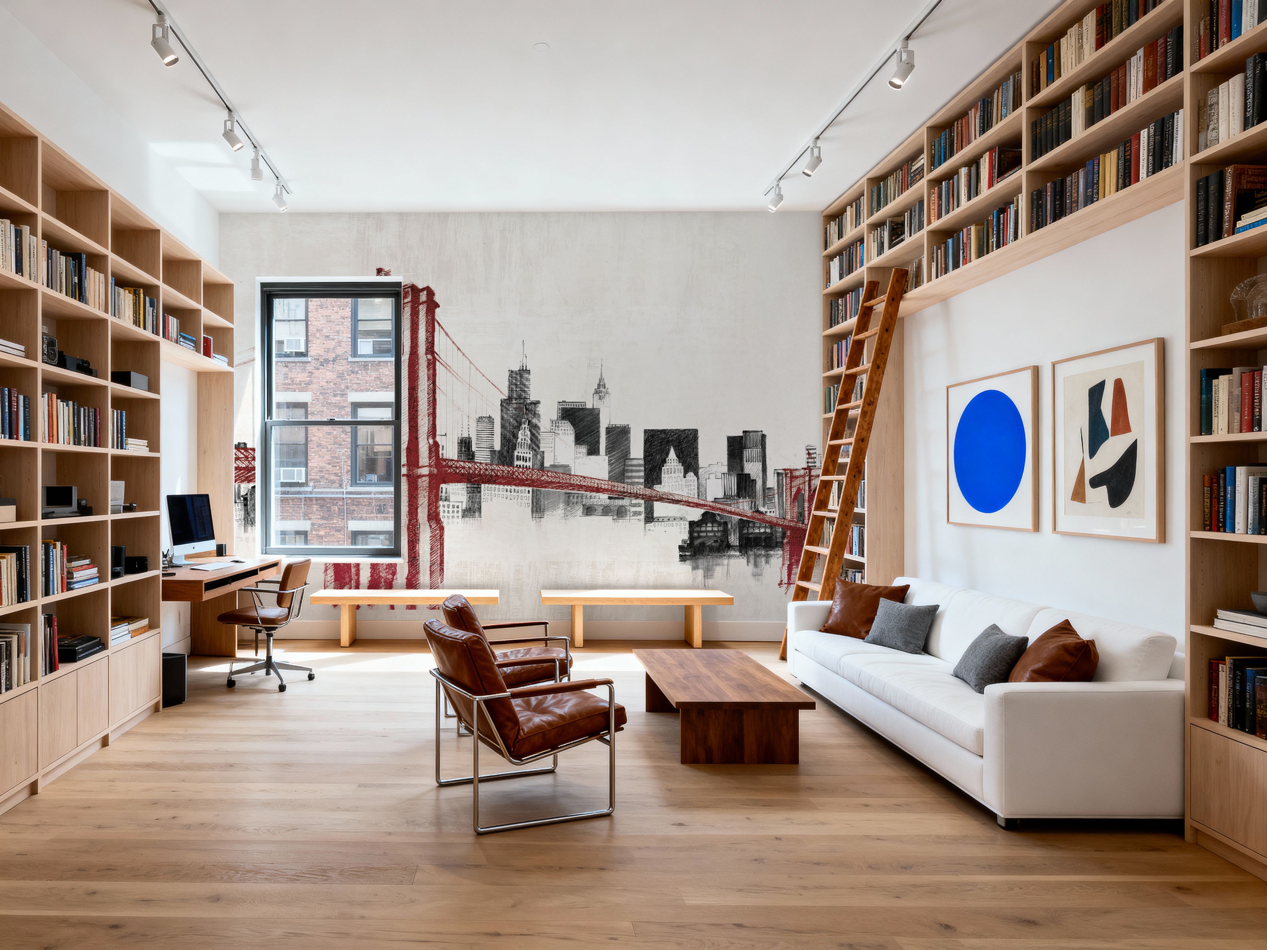 Skyline Crossing Red