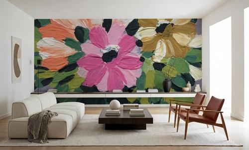Painterly Florals in Vase I