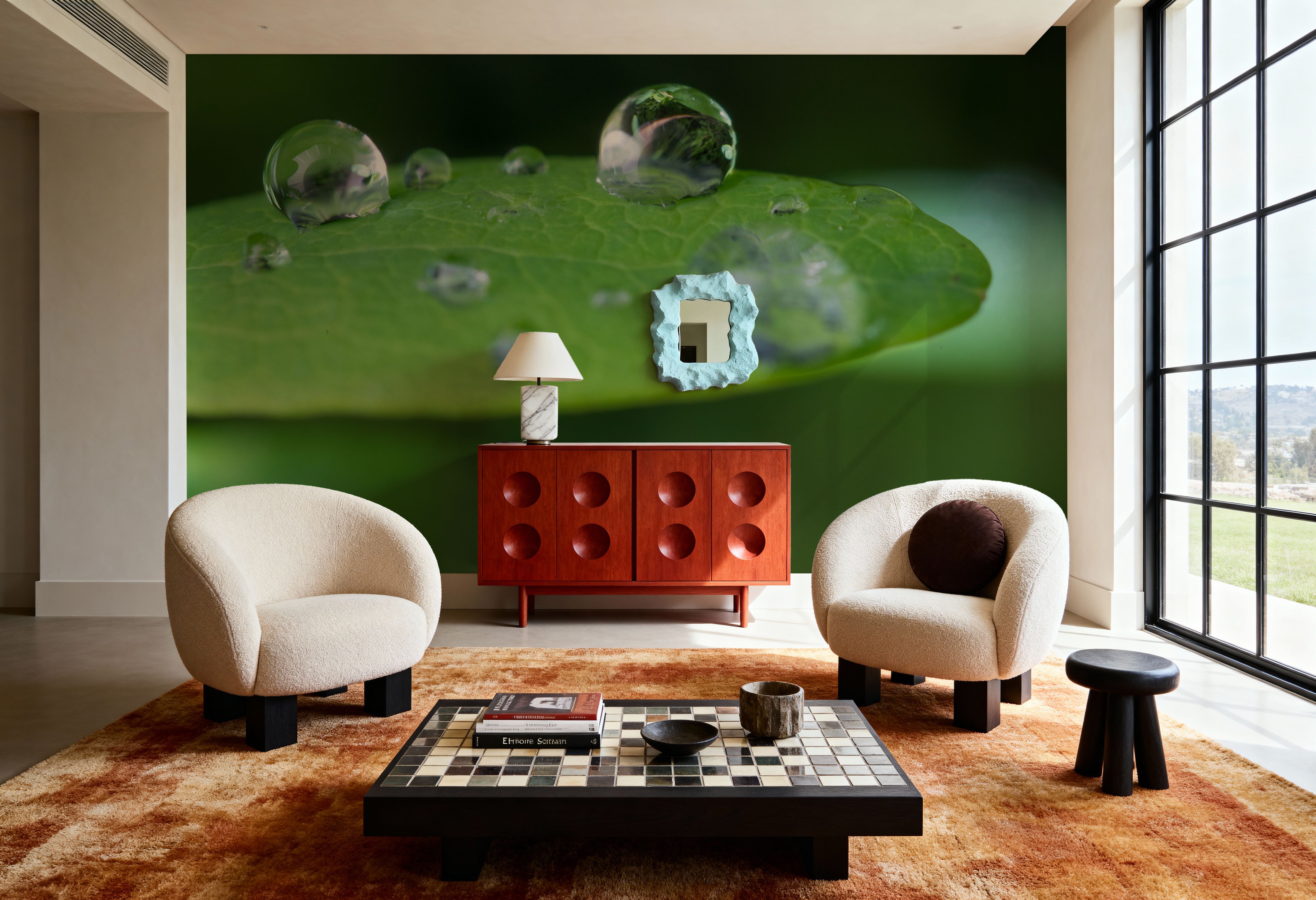 Droplets, Papier peint