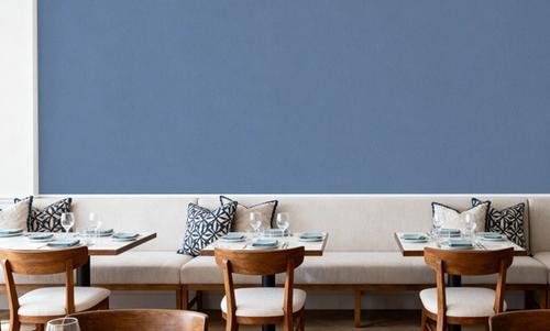 Faux Sand Stucco Finish, Periwinkle