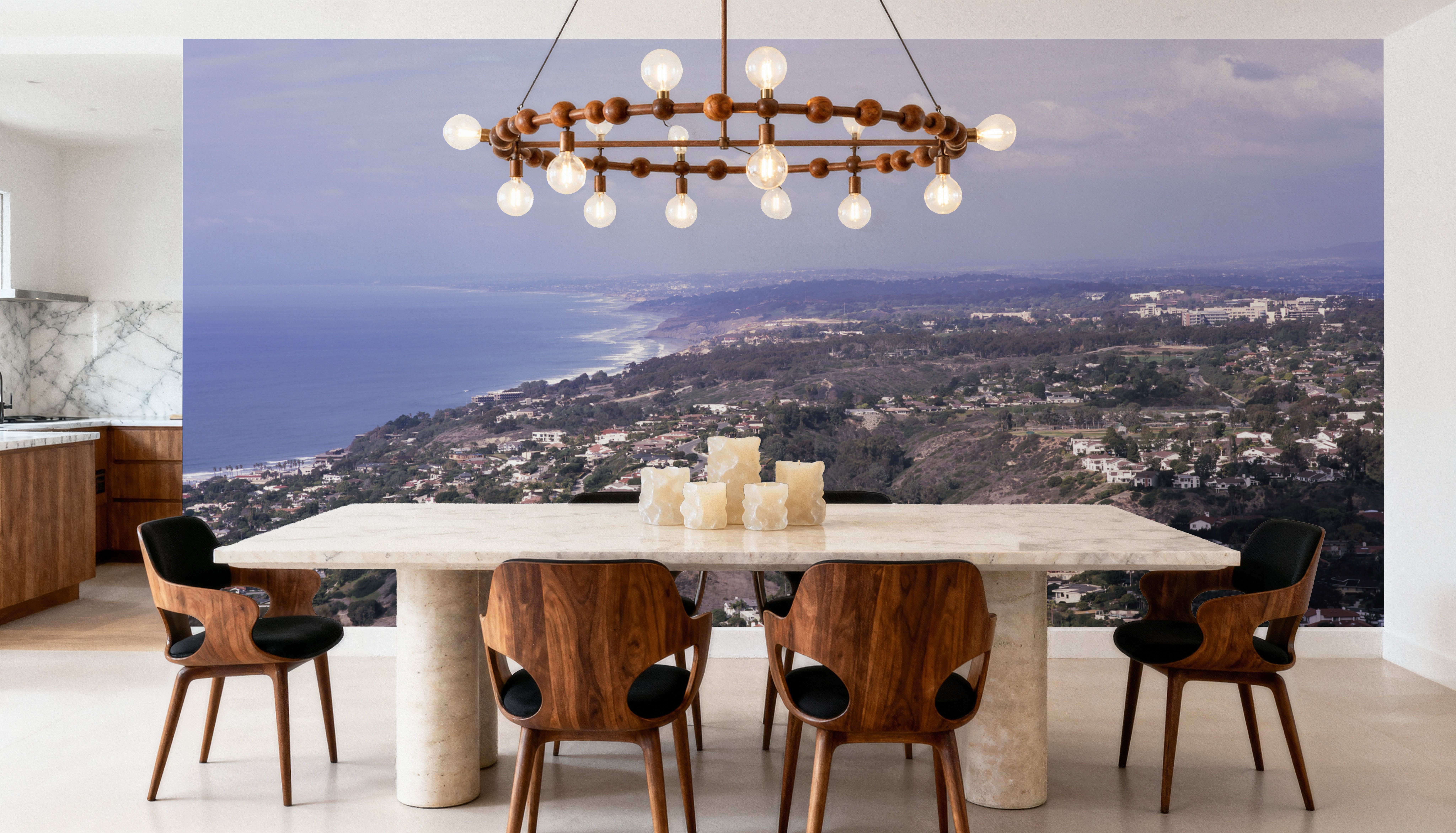 Seaside Village Pier, Wallpaper