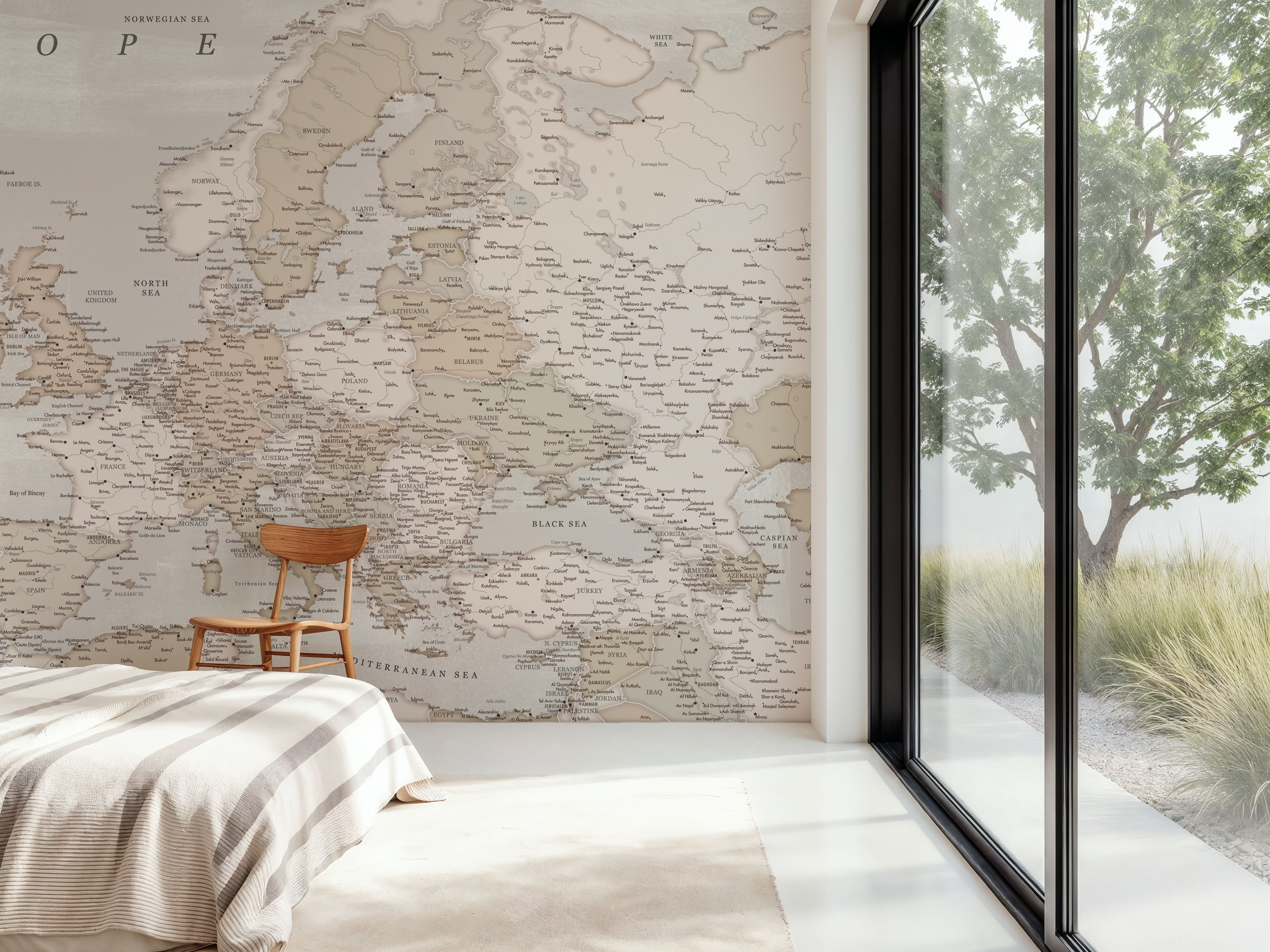 Europe Map Detailed - Lucille
