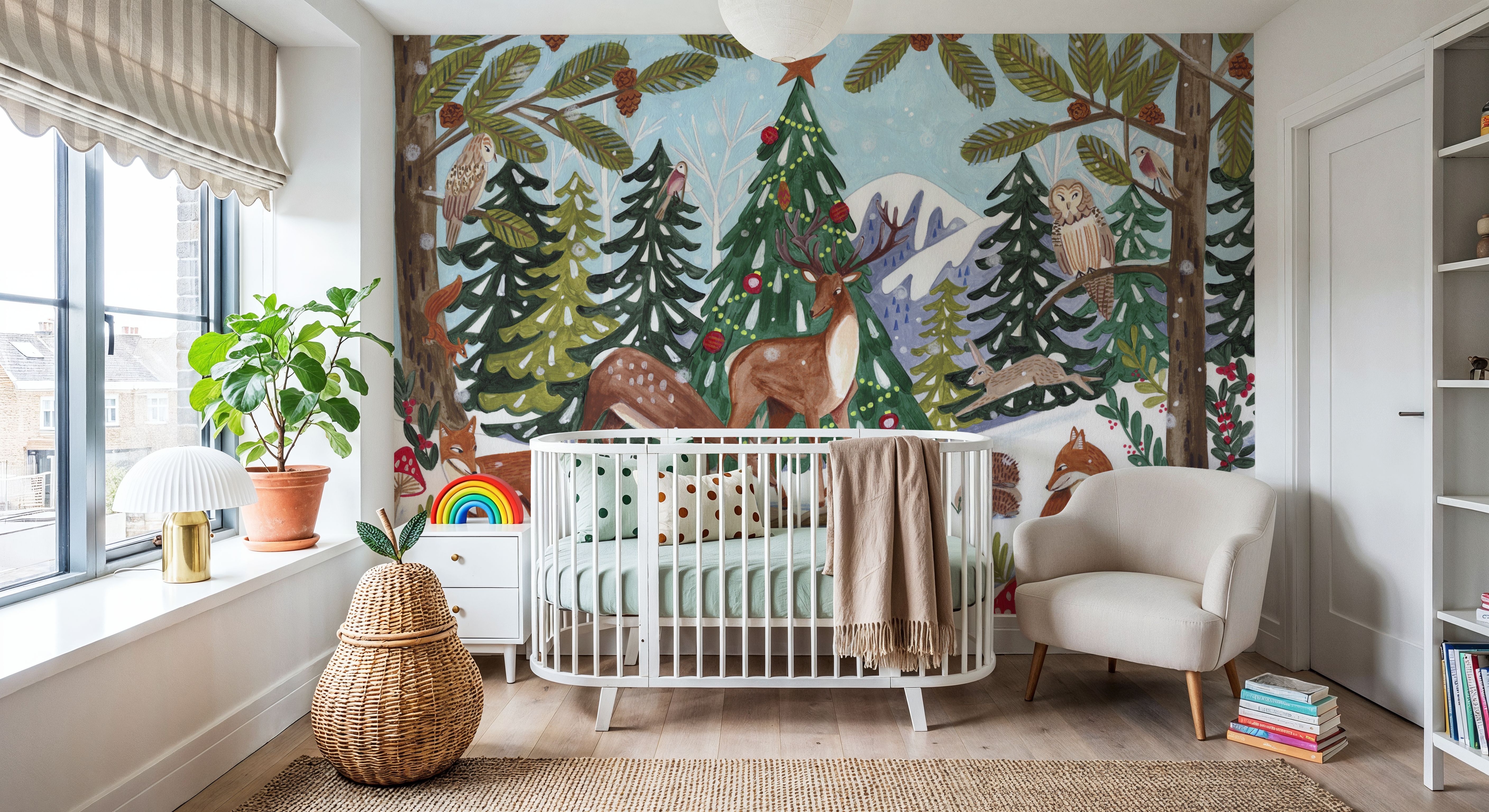 Animal Winter Scene