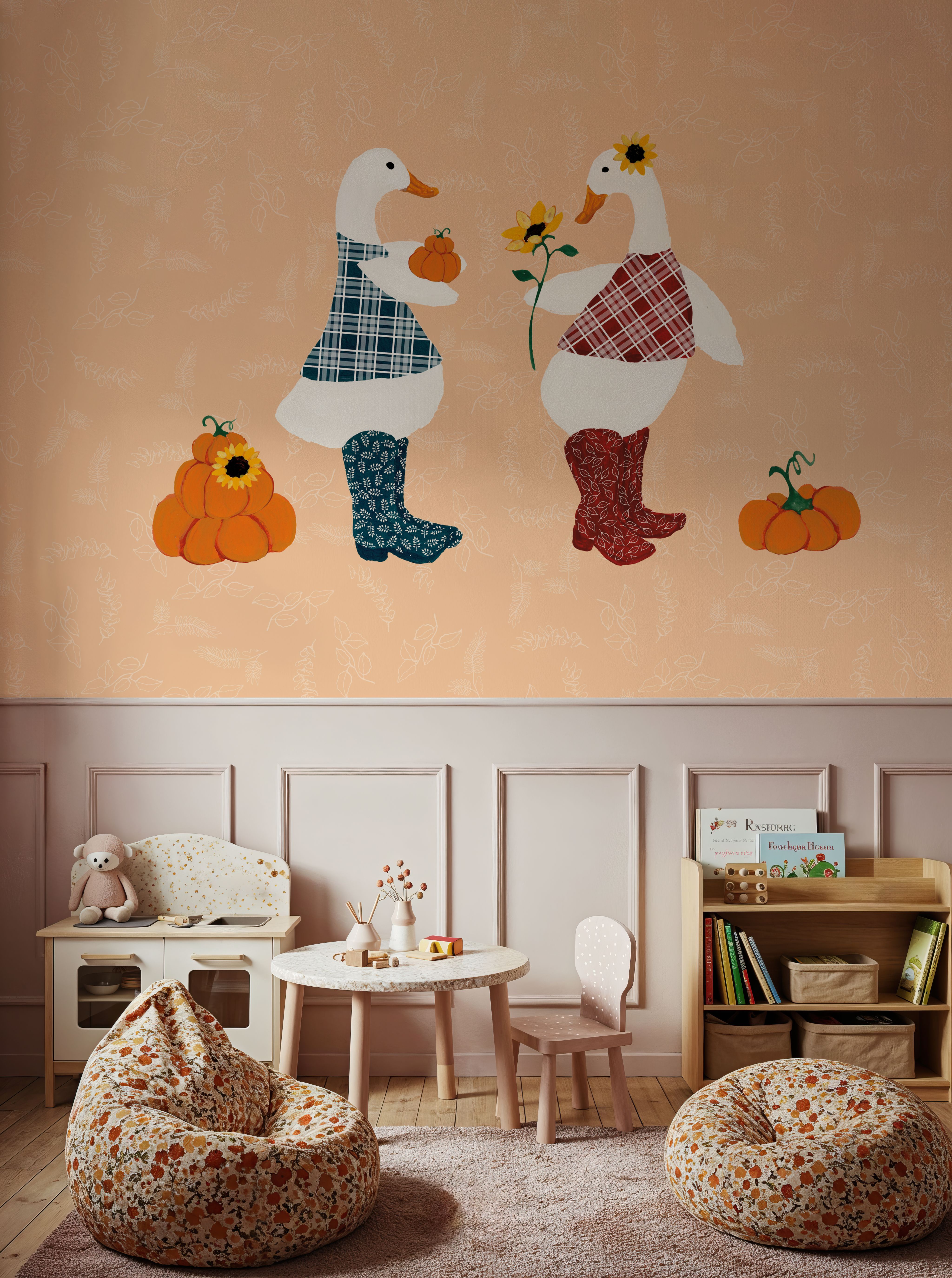 Ducks in the Pumpkin Patch IV