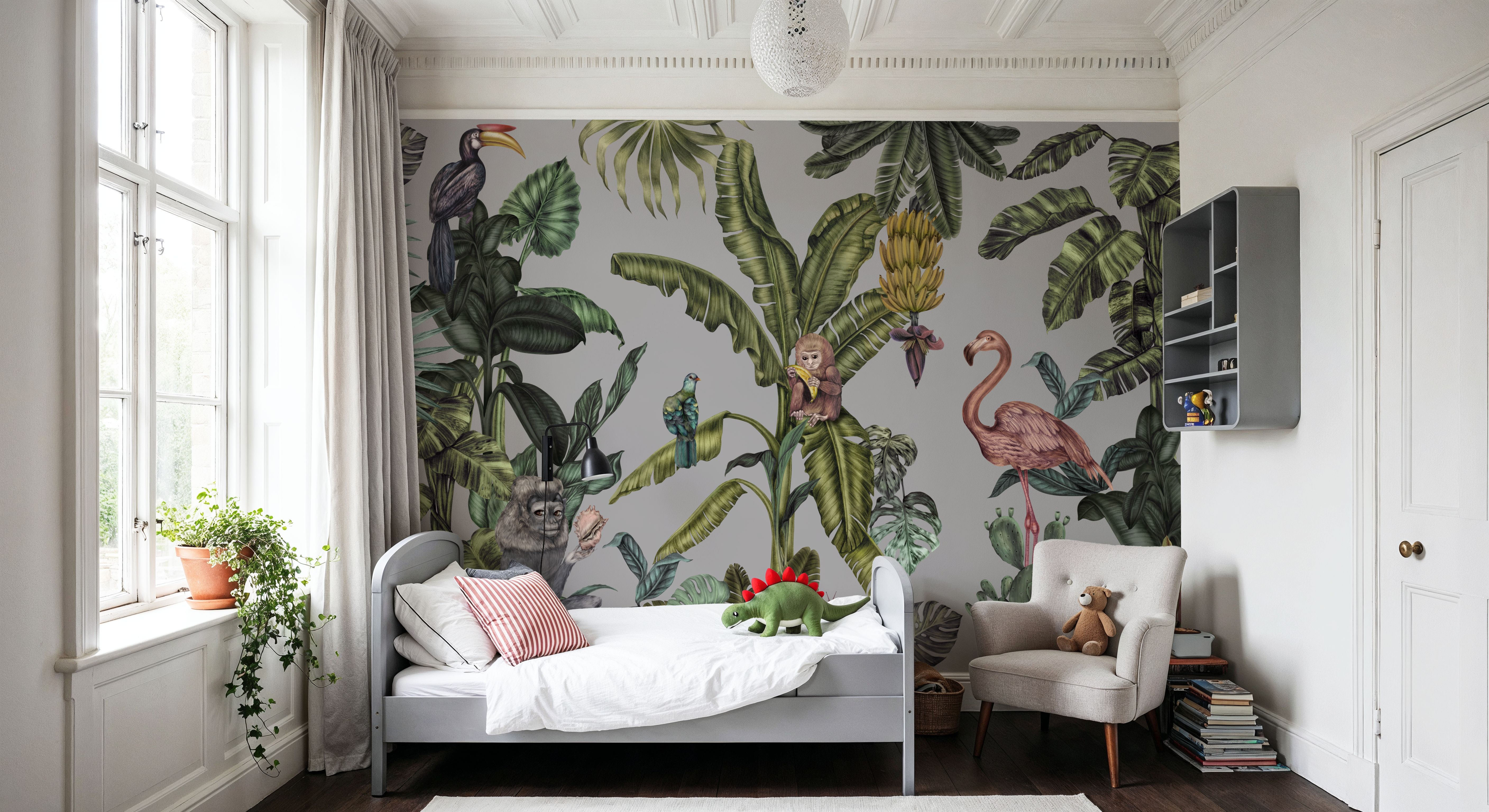 Monkeys With Birds,