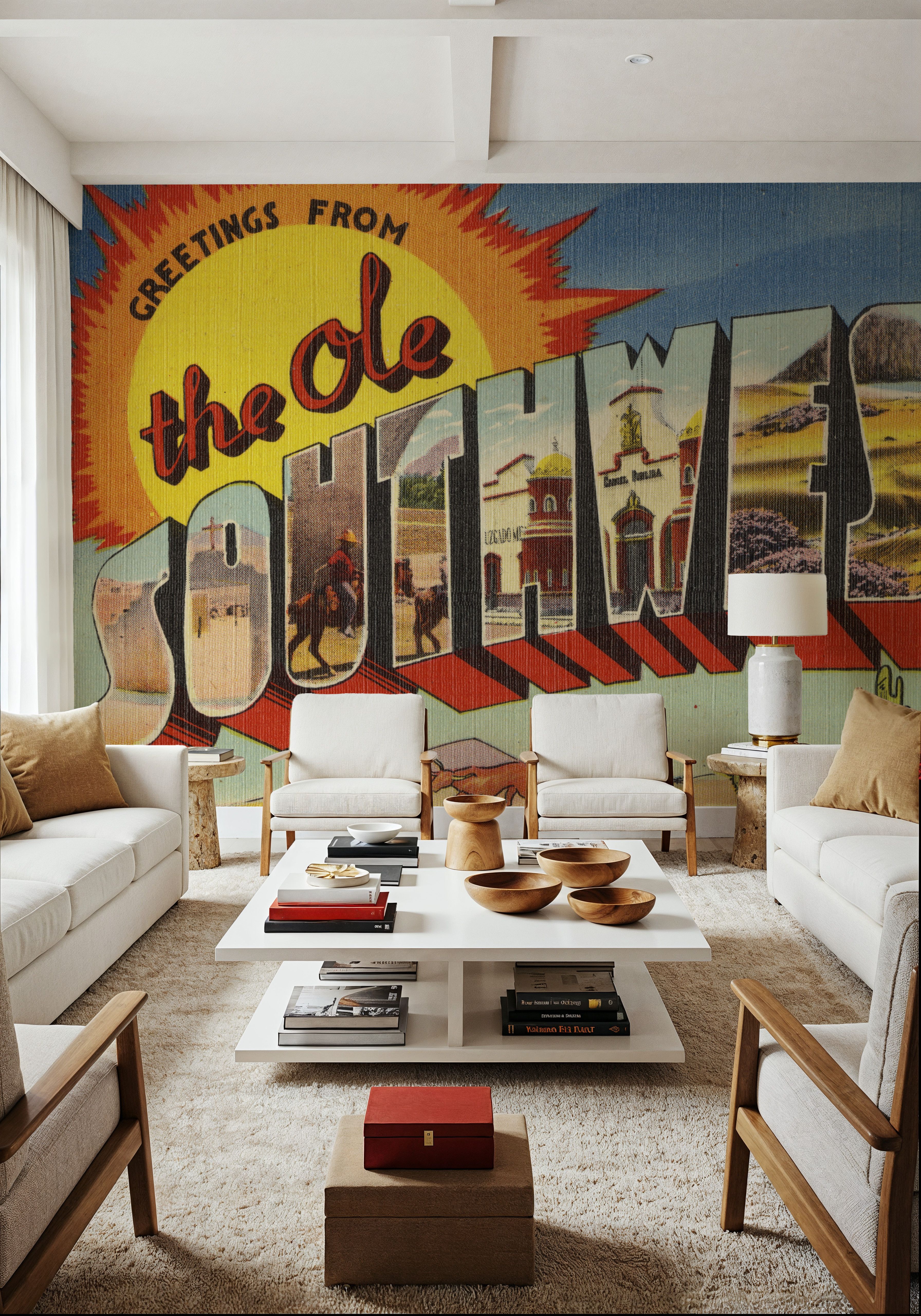 Greetings from the Ole Southwest - Screenprint Postcard