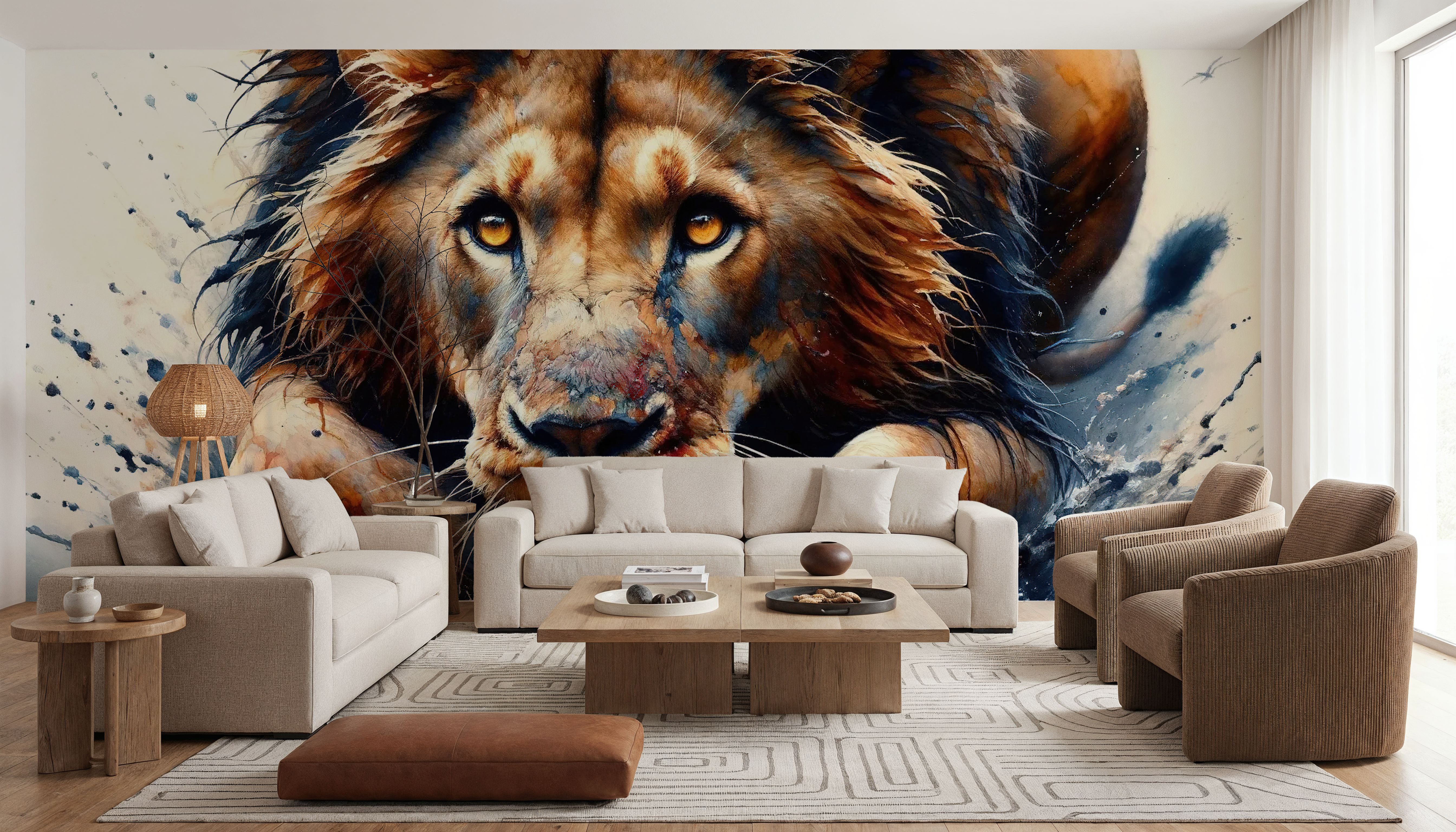 Hunter's Gaze in the Wild, Wallpaper