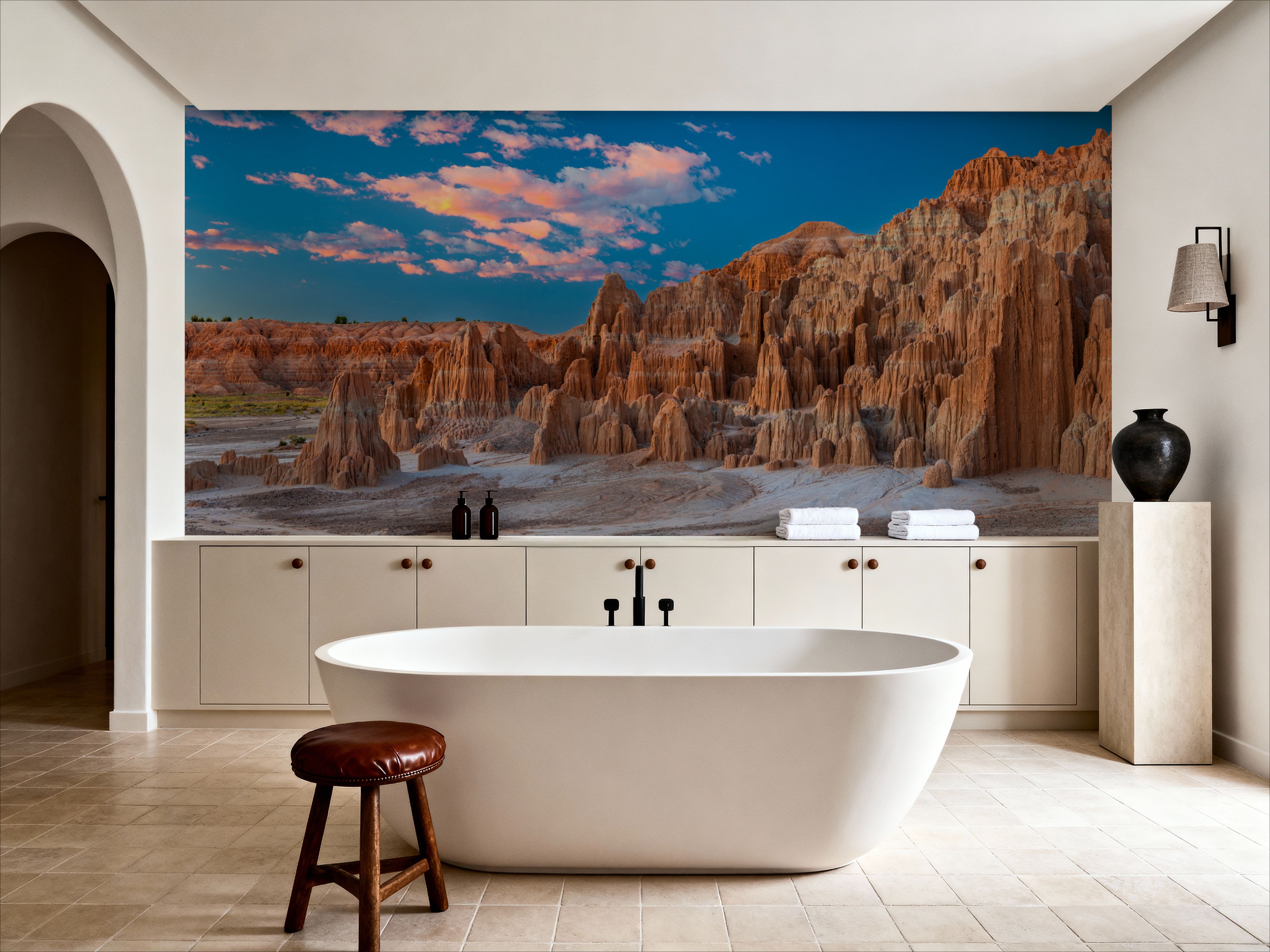 Pink Cathedral Gorge