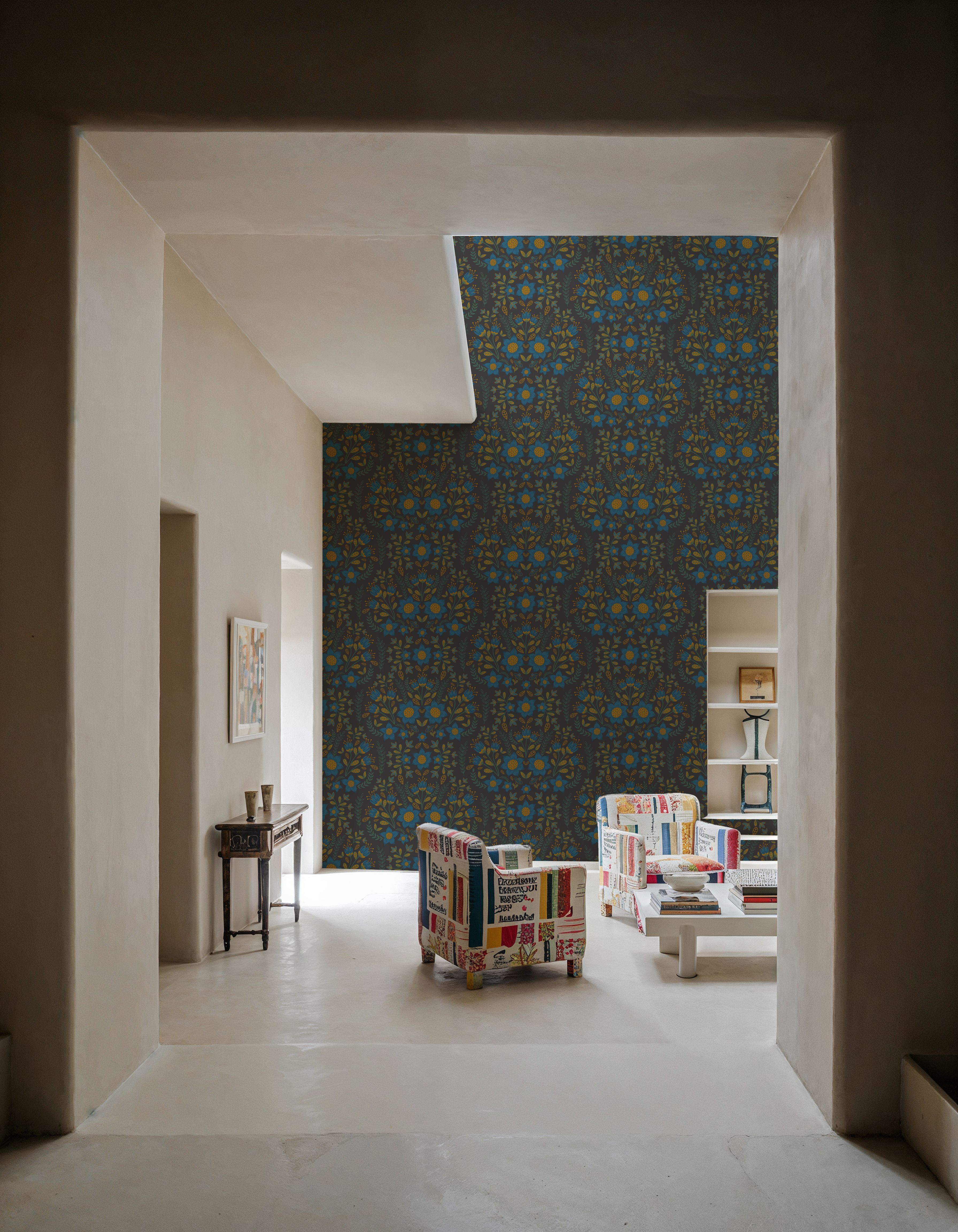 Enchanted Garden Mirrored, Dark