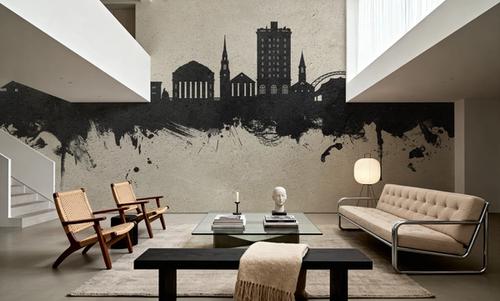Charlottesville Virginia Skyline Concrete