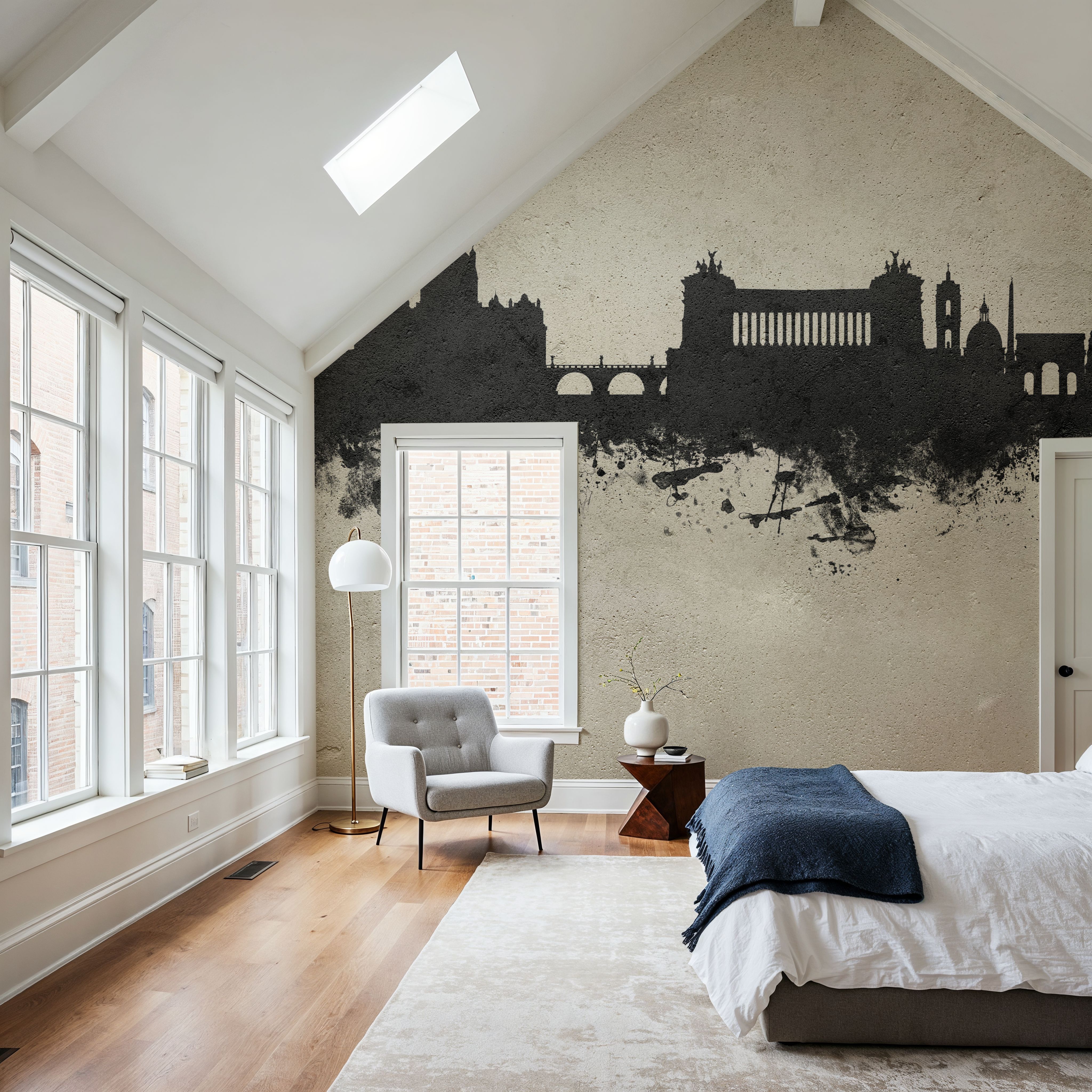 Rome Italy Skyline Concrete