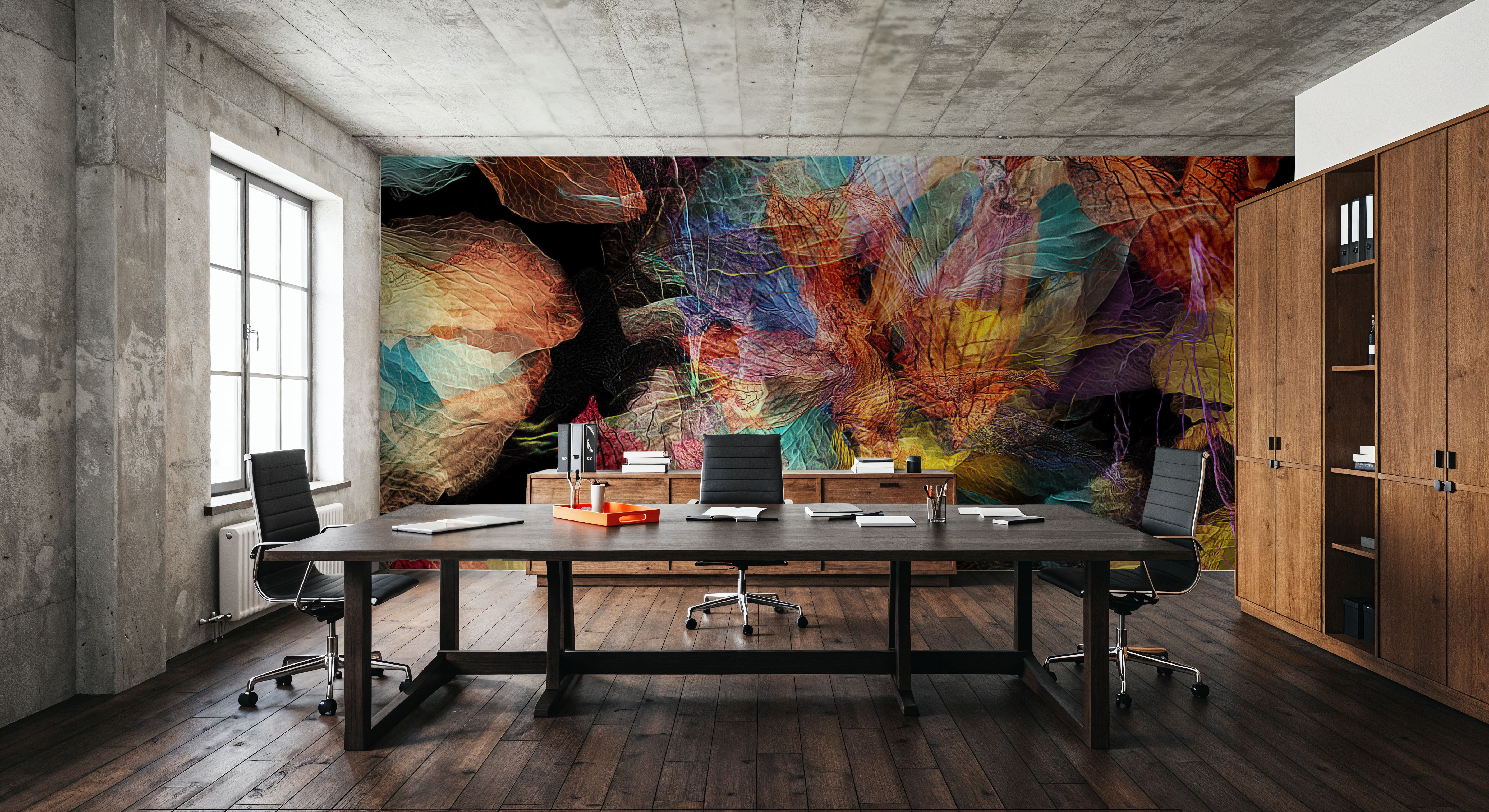 Garden of a Summer Night, Wallpaper