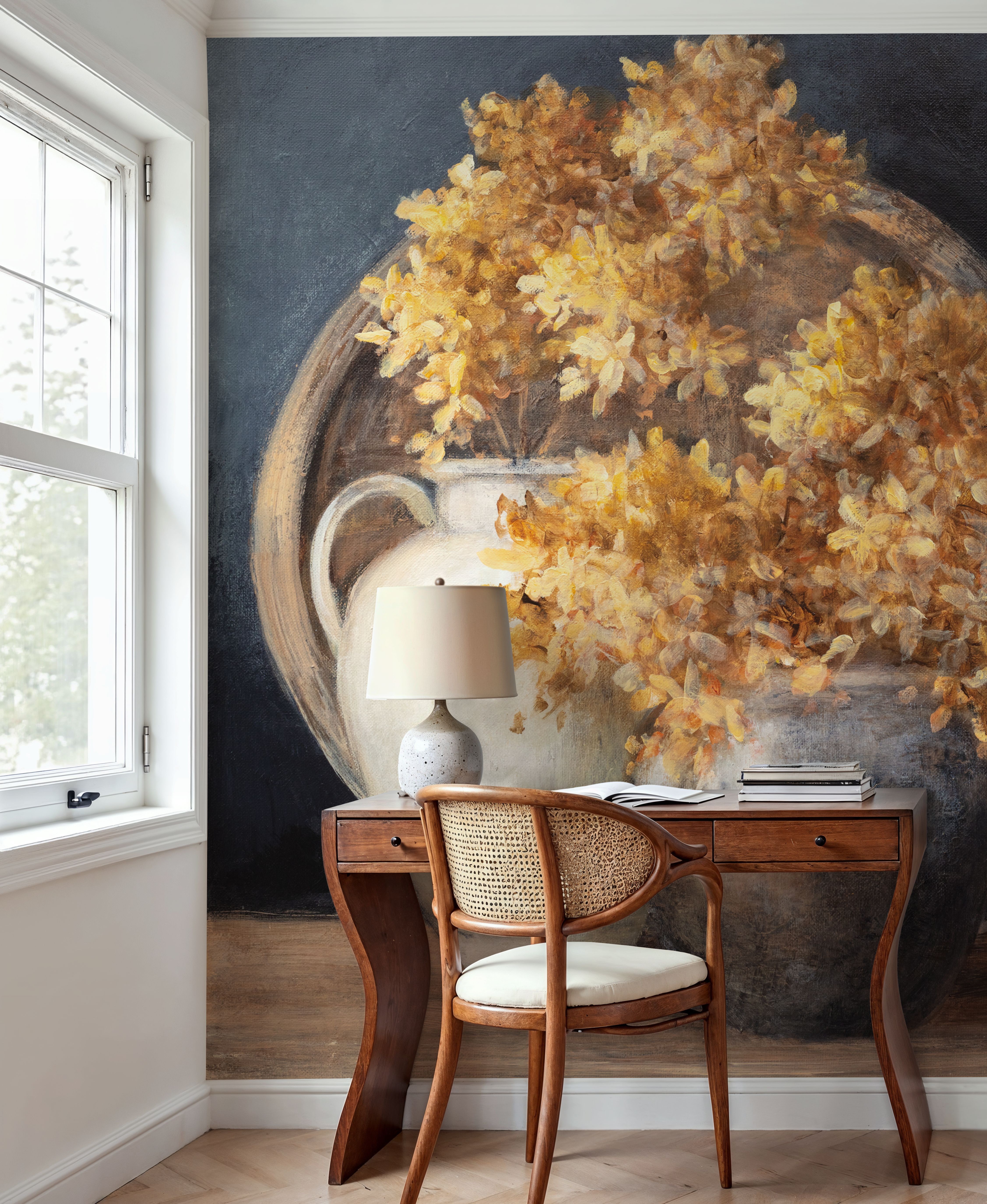 Golden Hydrangeas II