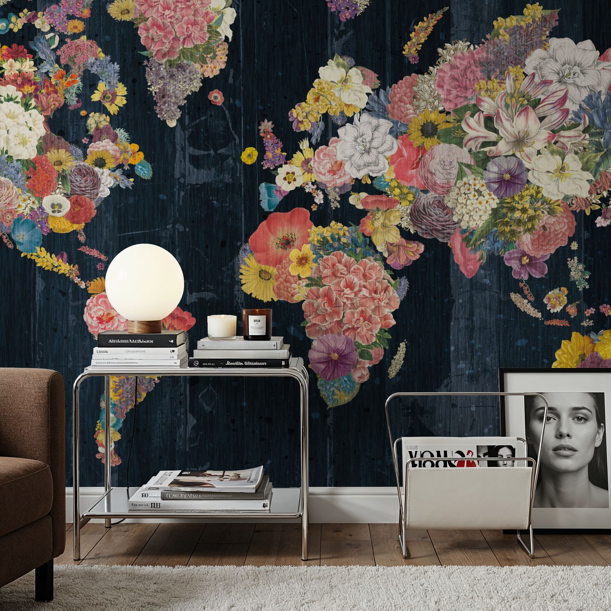 Botanical Floral Map