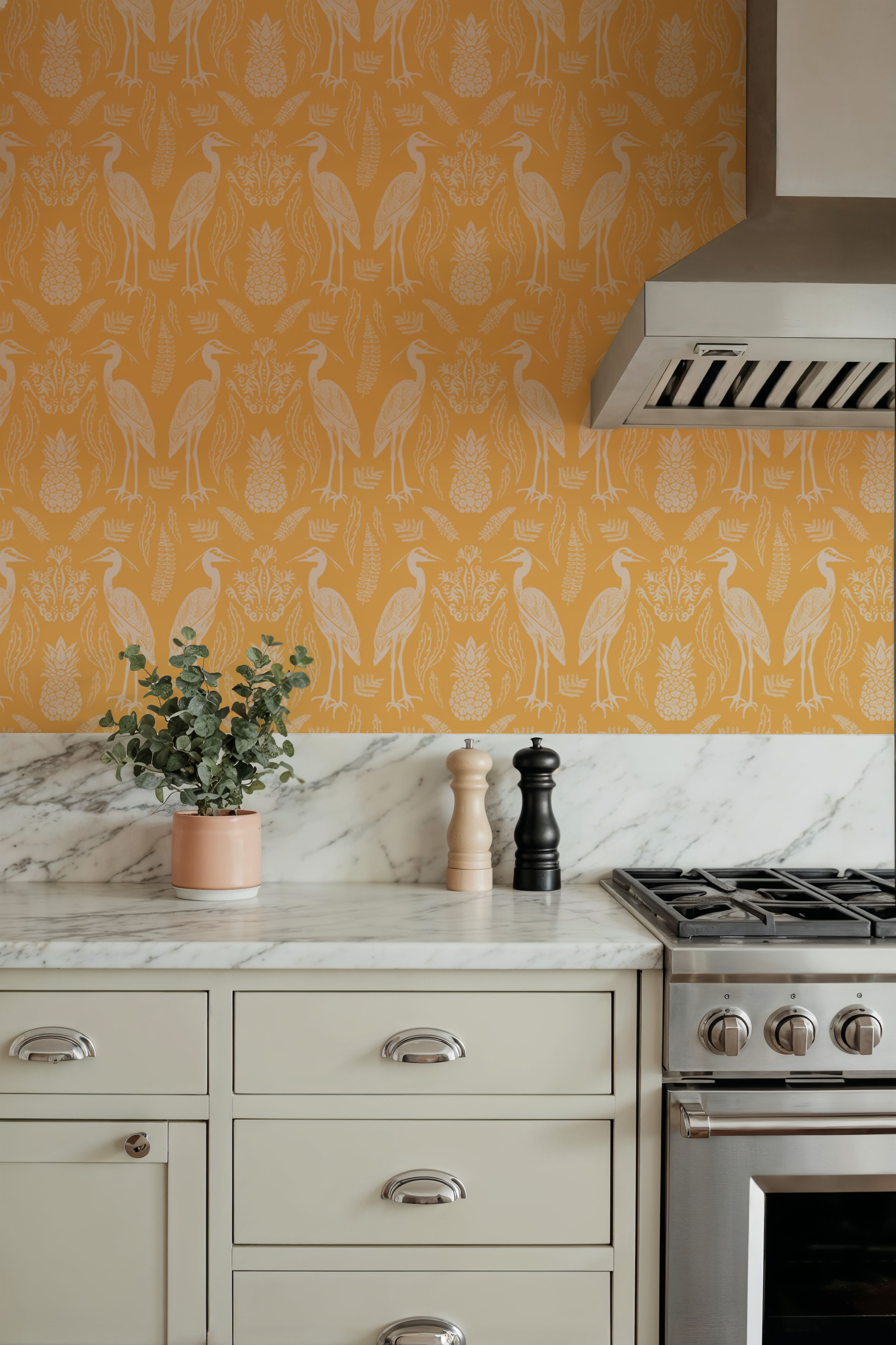 Heron & Ferns, Yellow