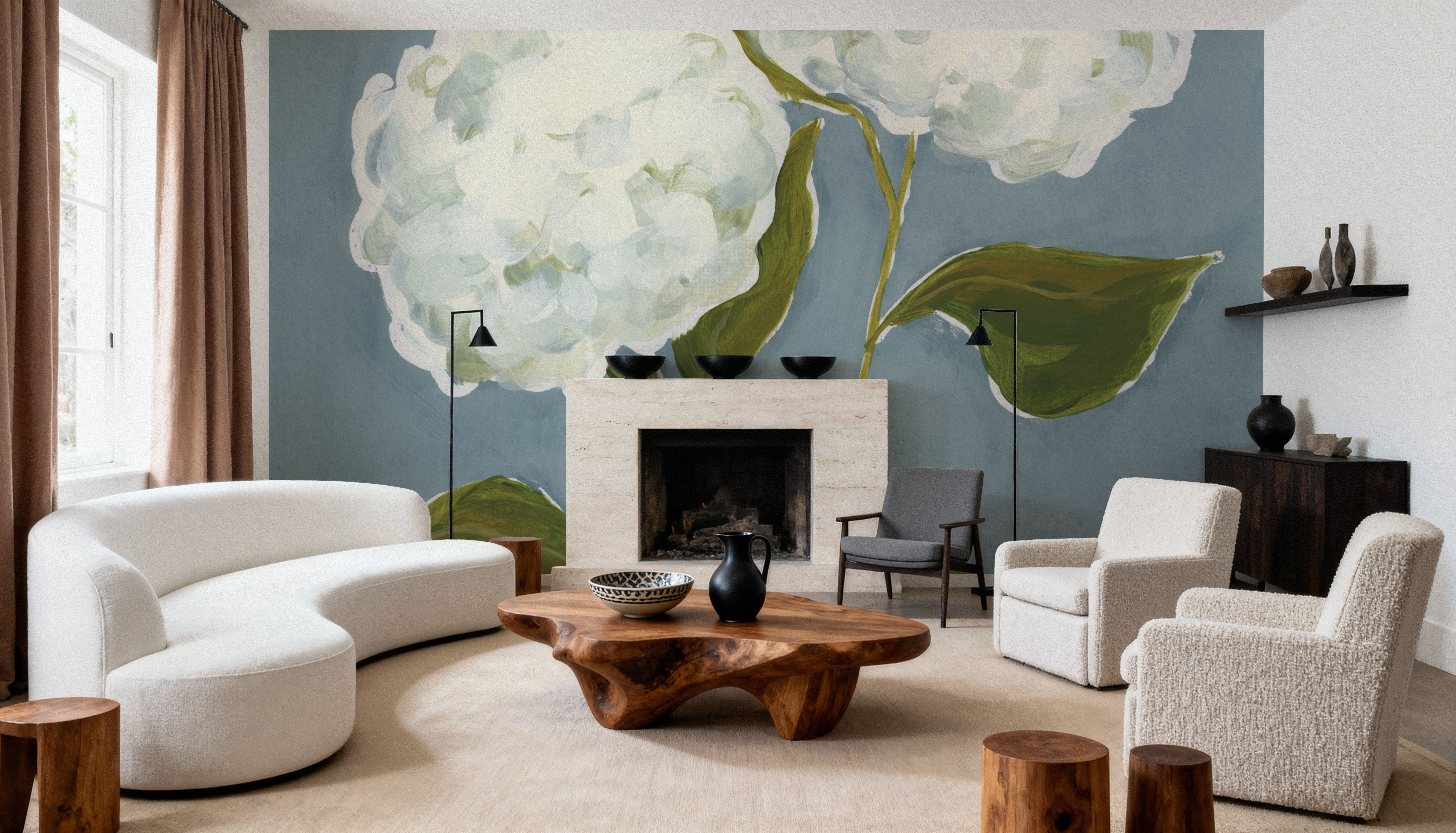 Dusty Blue Hydrangea I