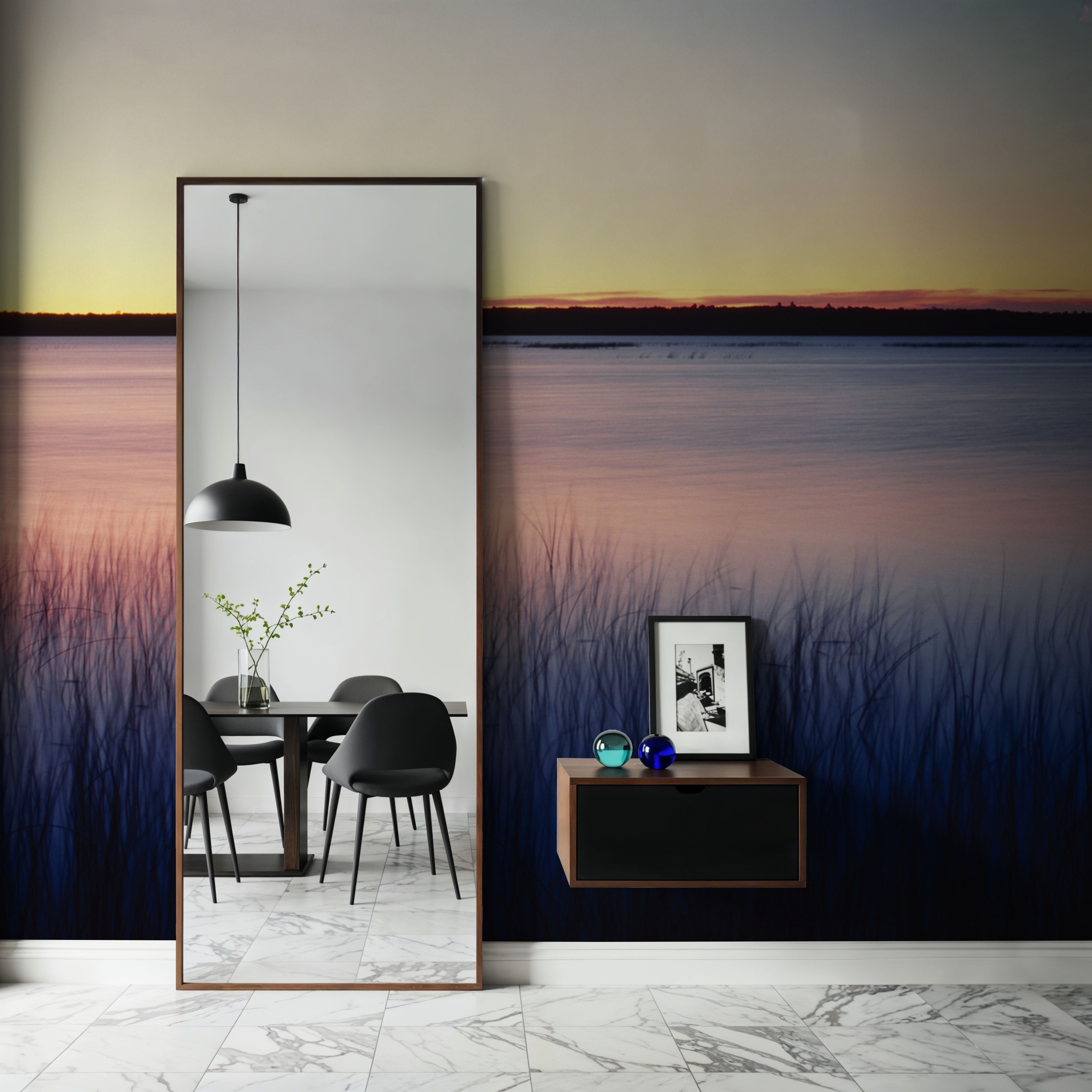 Mirrored Dusk Waters