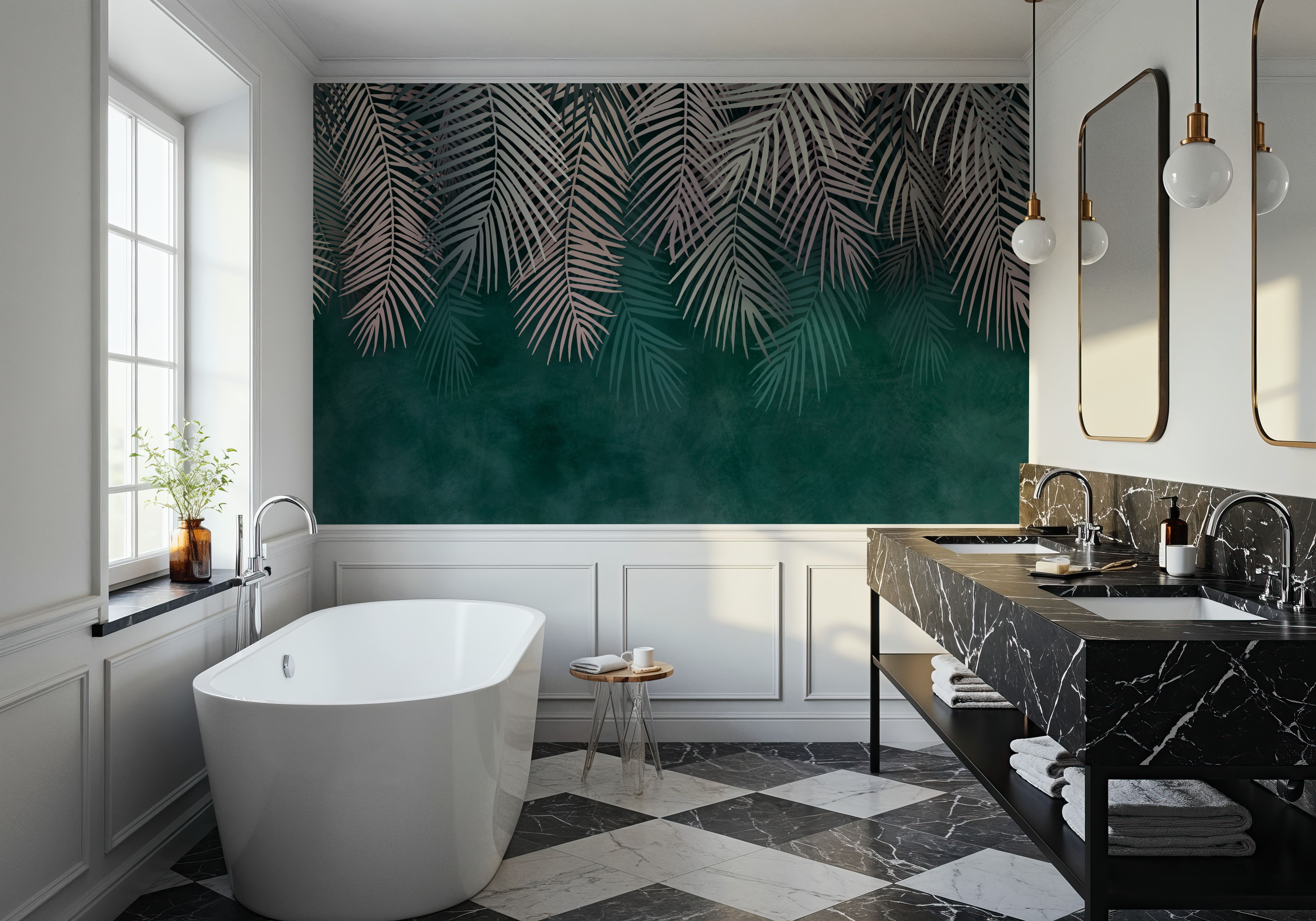 Palms Up Ahead, Wallpaper