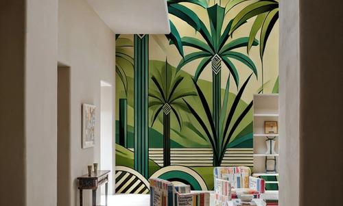 Tropical Art Deco Oasis