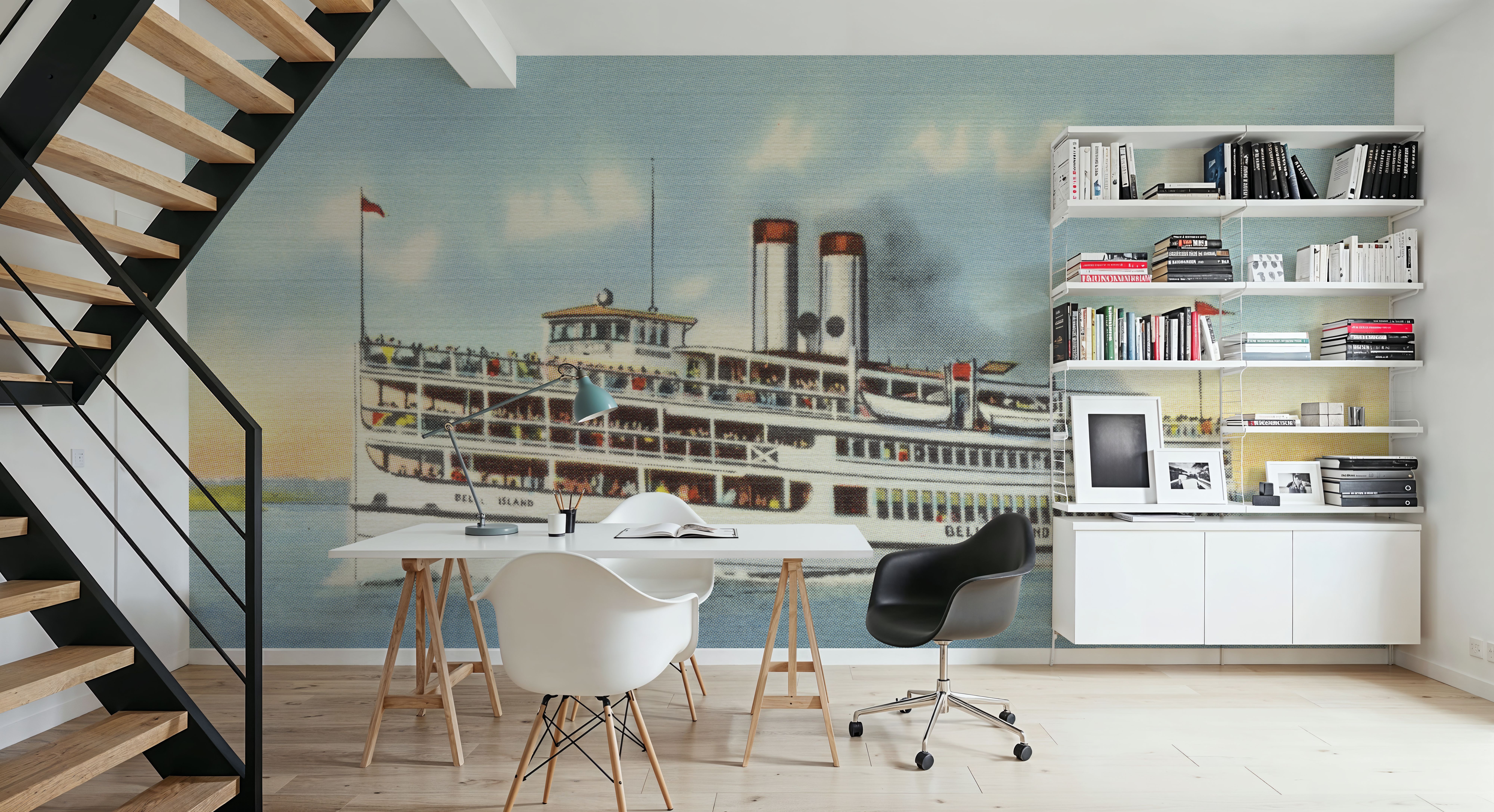 Greetings from Belle Island - Screenprint Postcard