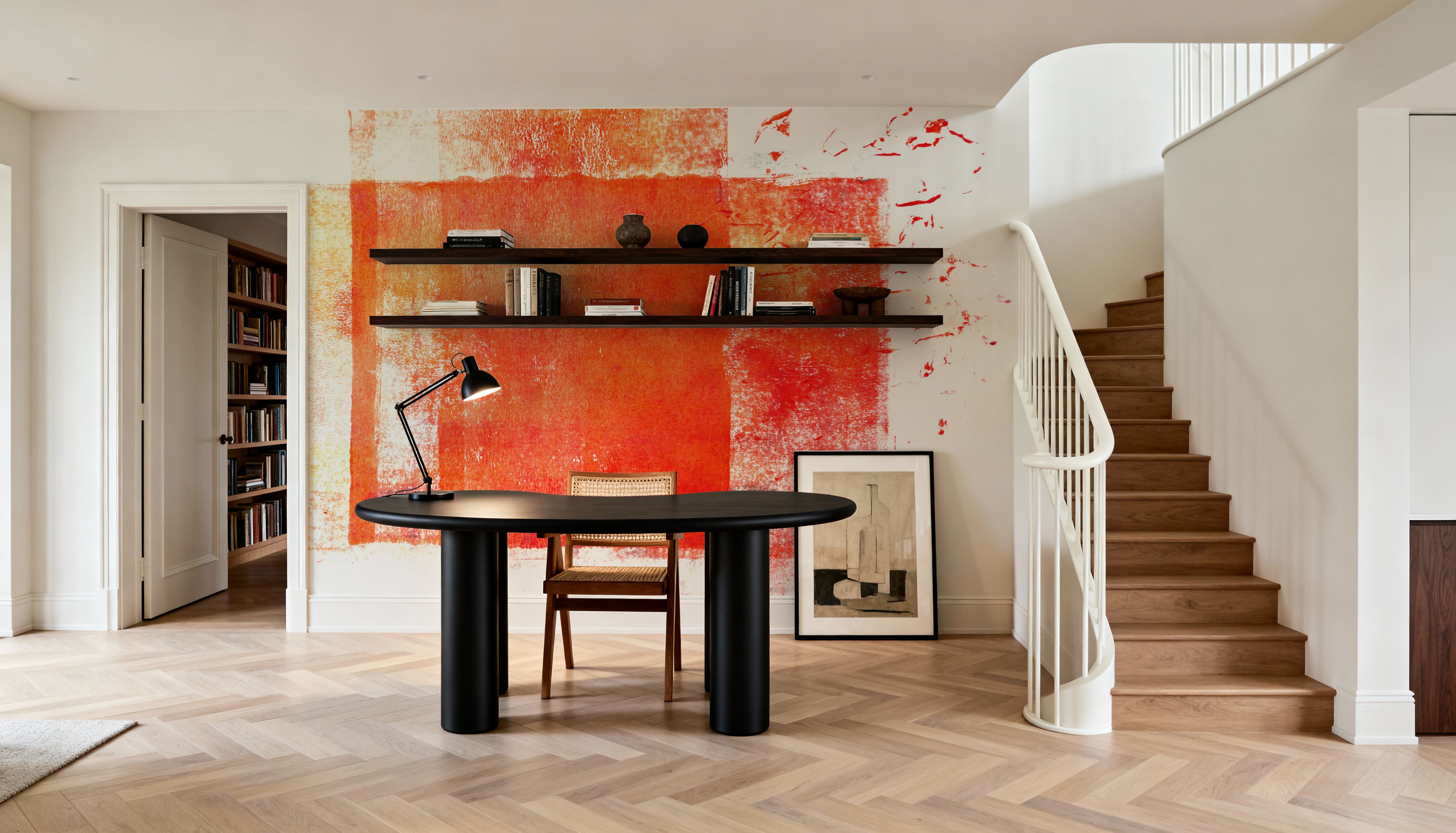 Rustic Red Geometry