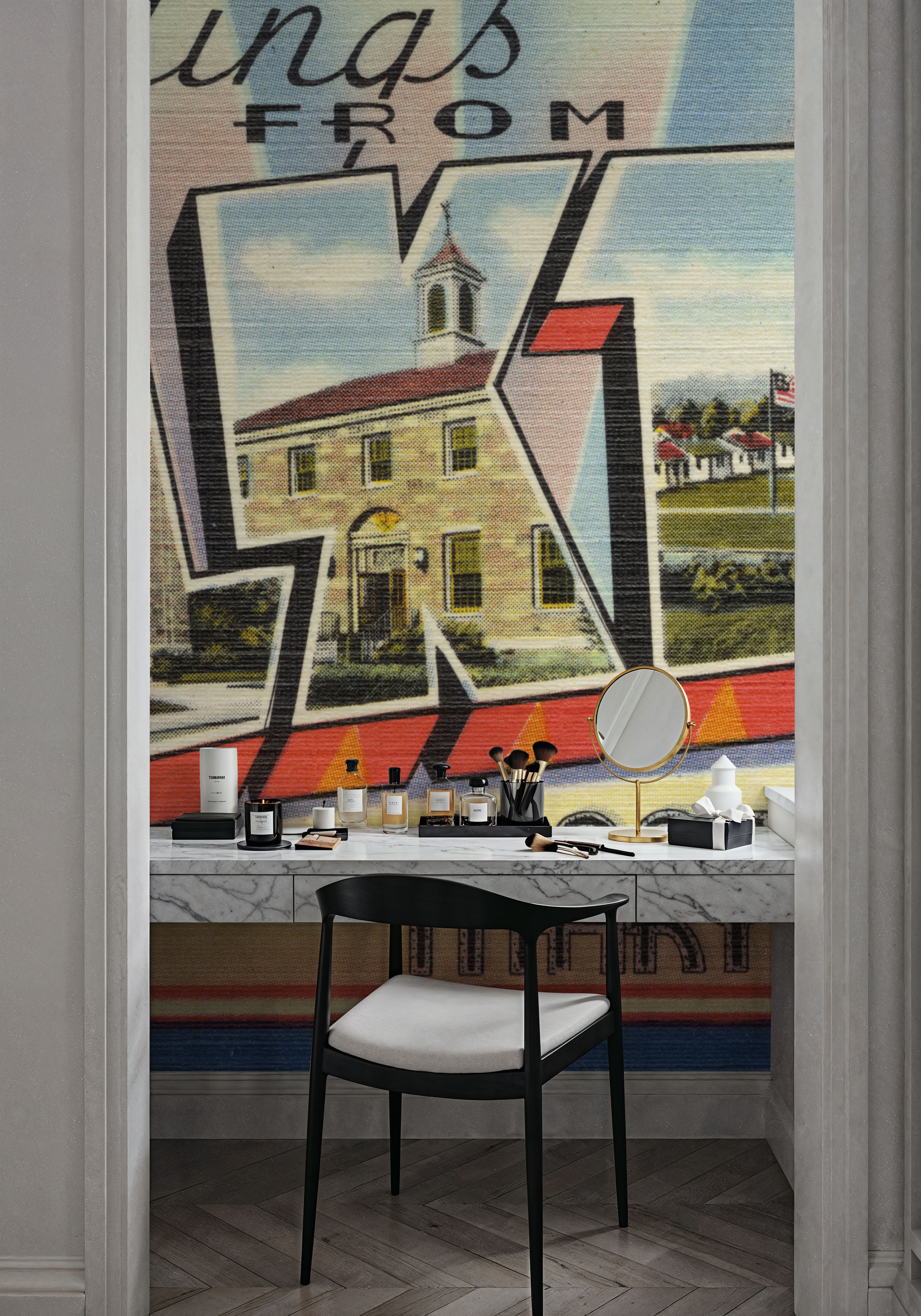 Greetings from Elkton - Screenprint Postcard