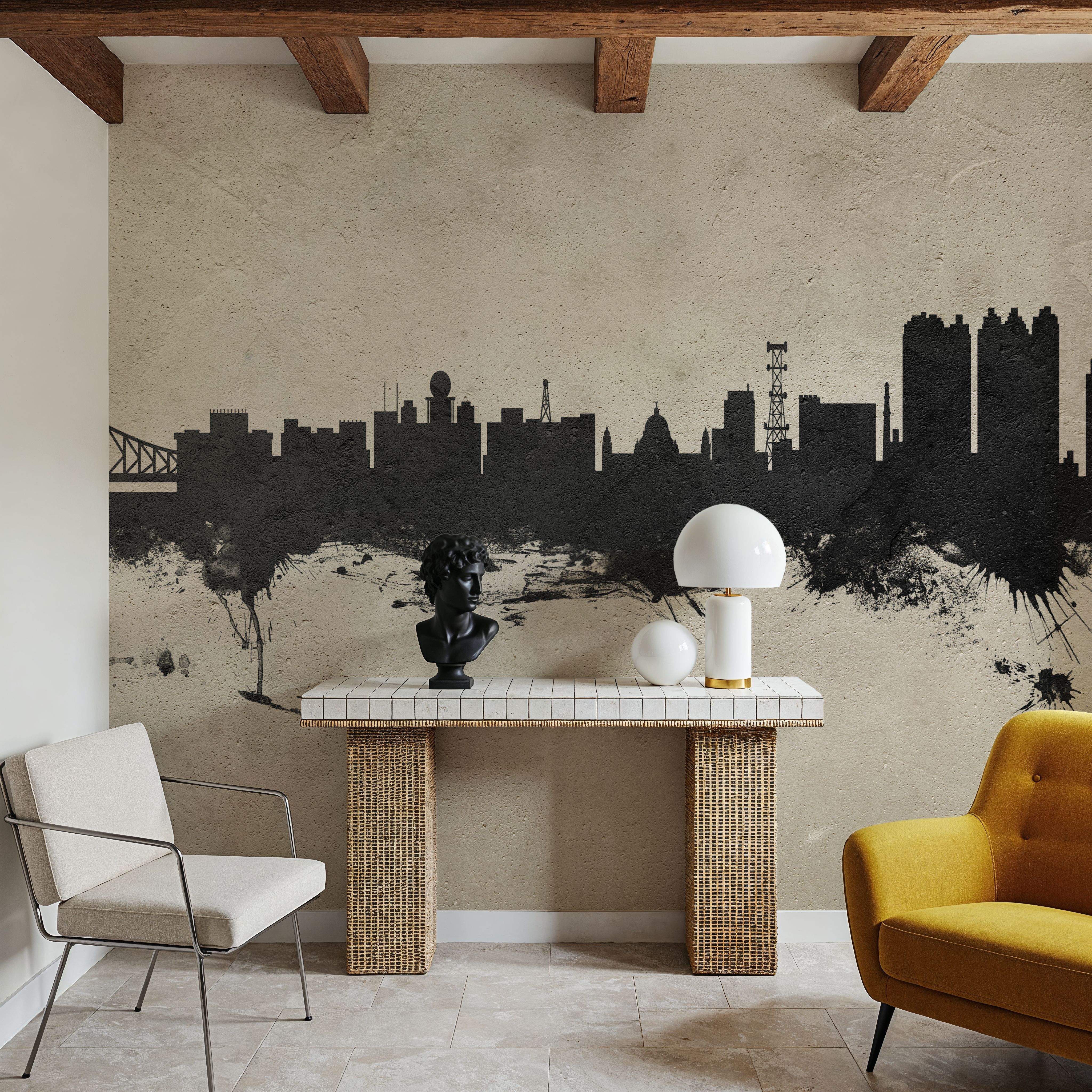 Kolkata (Calcutta) India Skyline Concrete