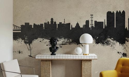 Kolkata (Calcutta) India Skyline Concrete