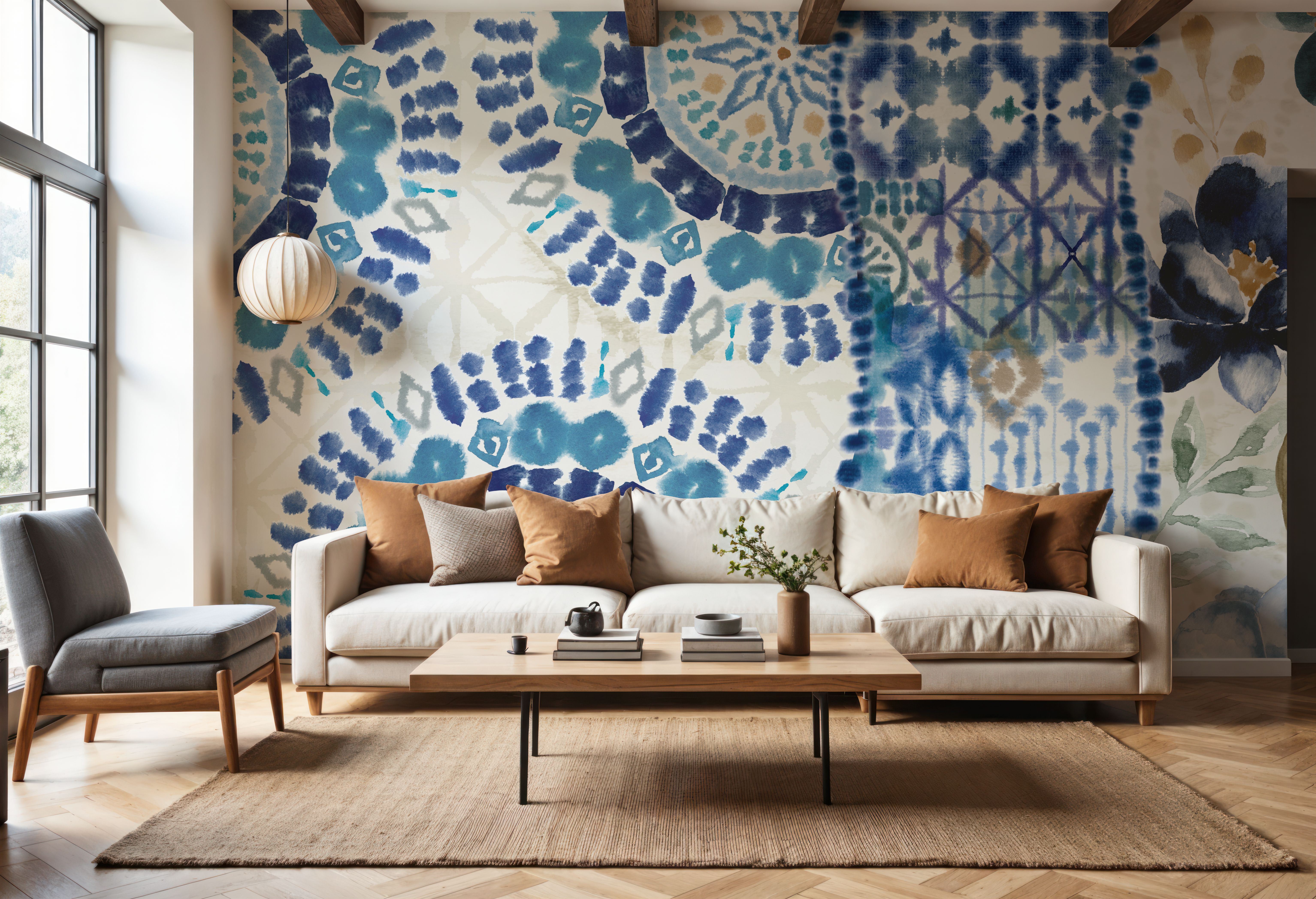 Indigo Splashes