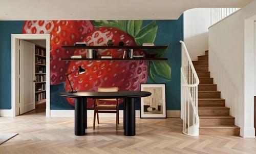 Strawberry Couple Portrait