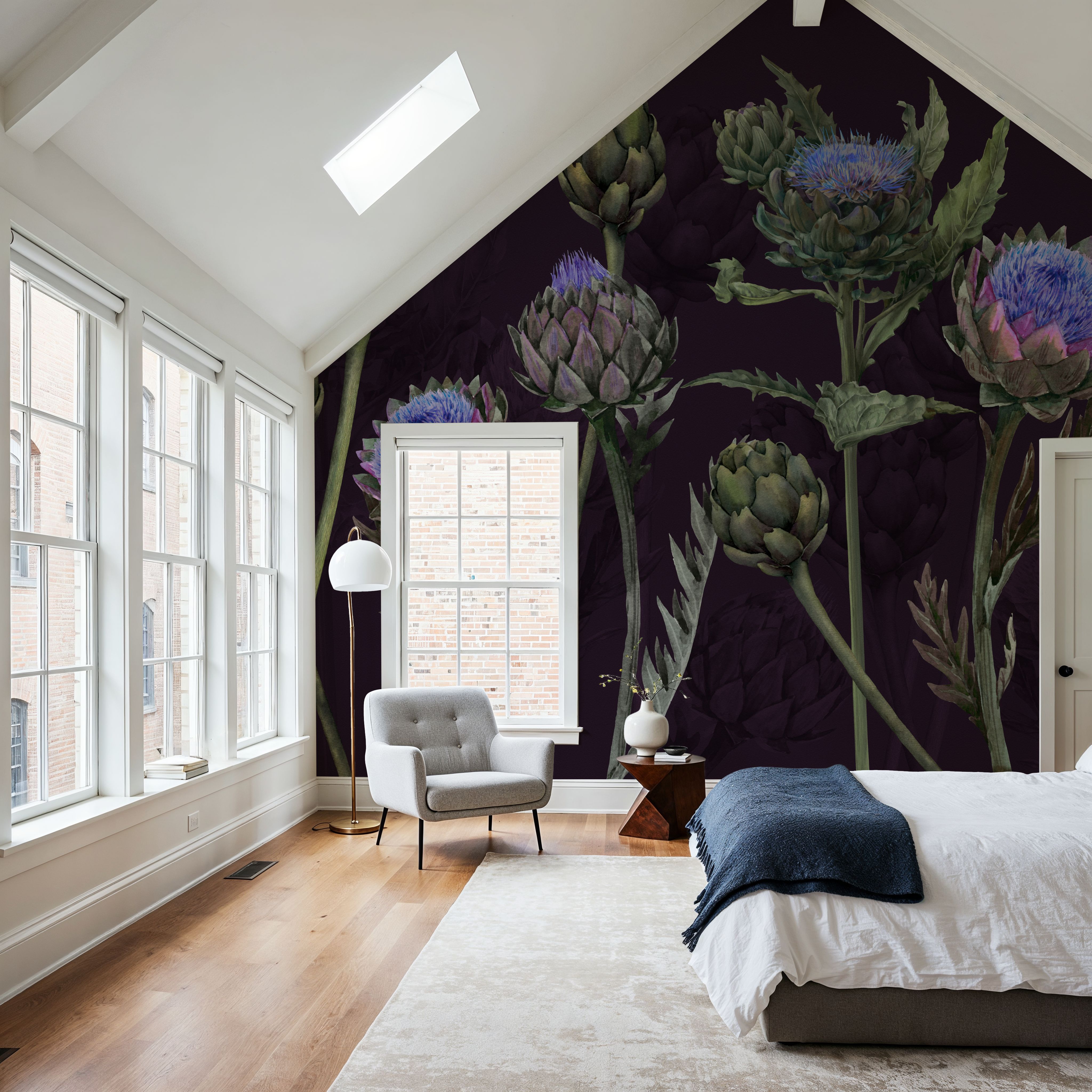 Artichoke Blooms, Midnight