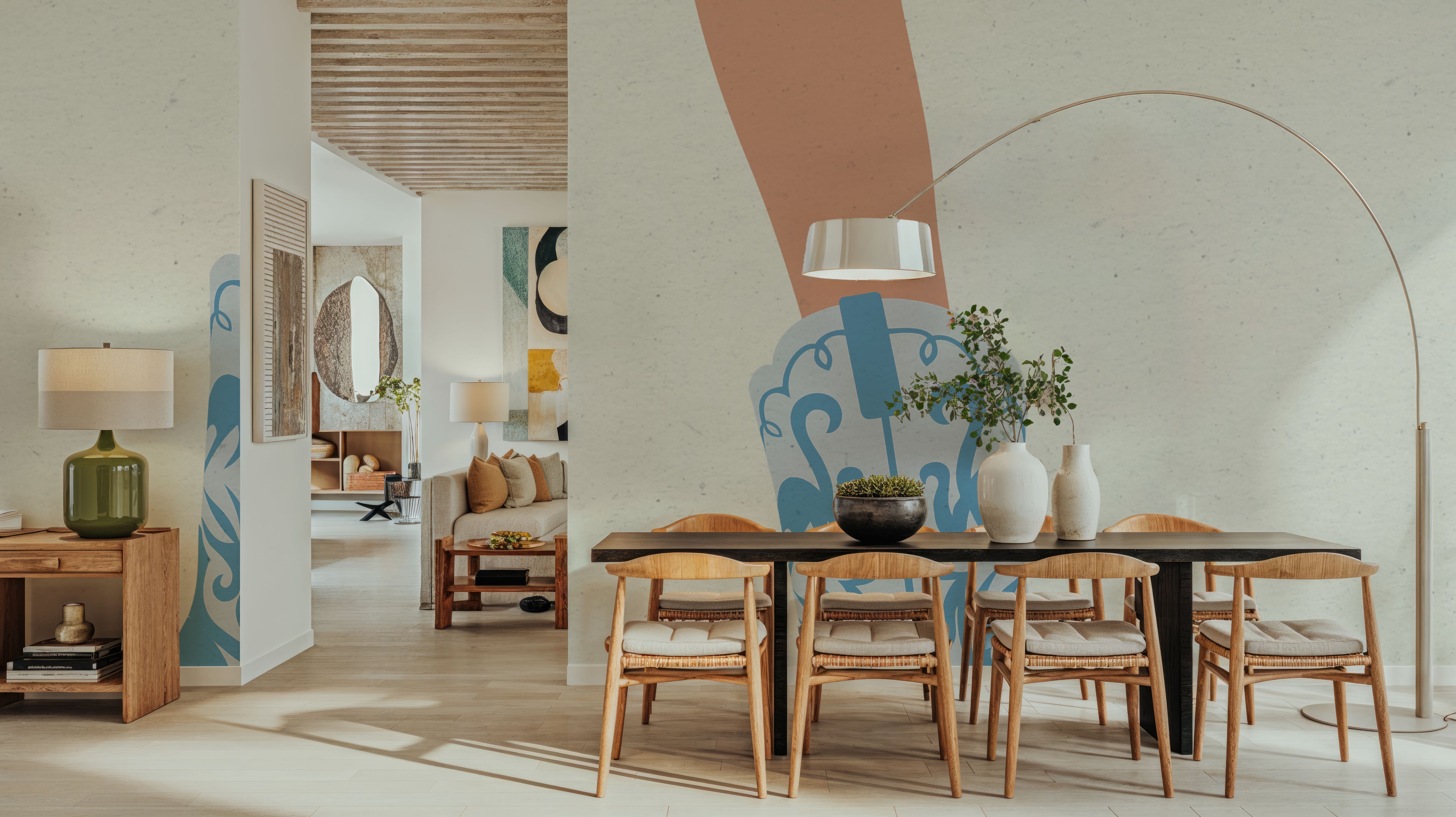 Cowgirly I Blue, Wallpaper