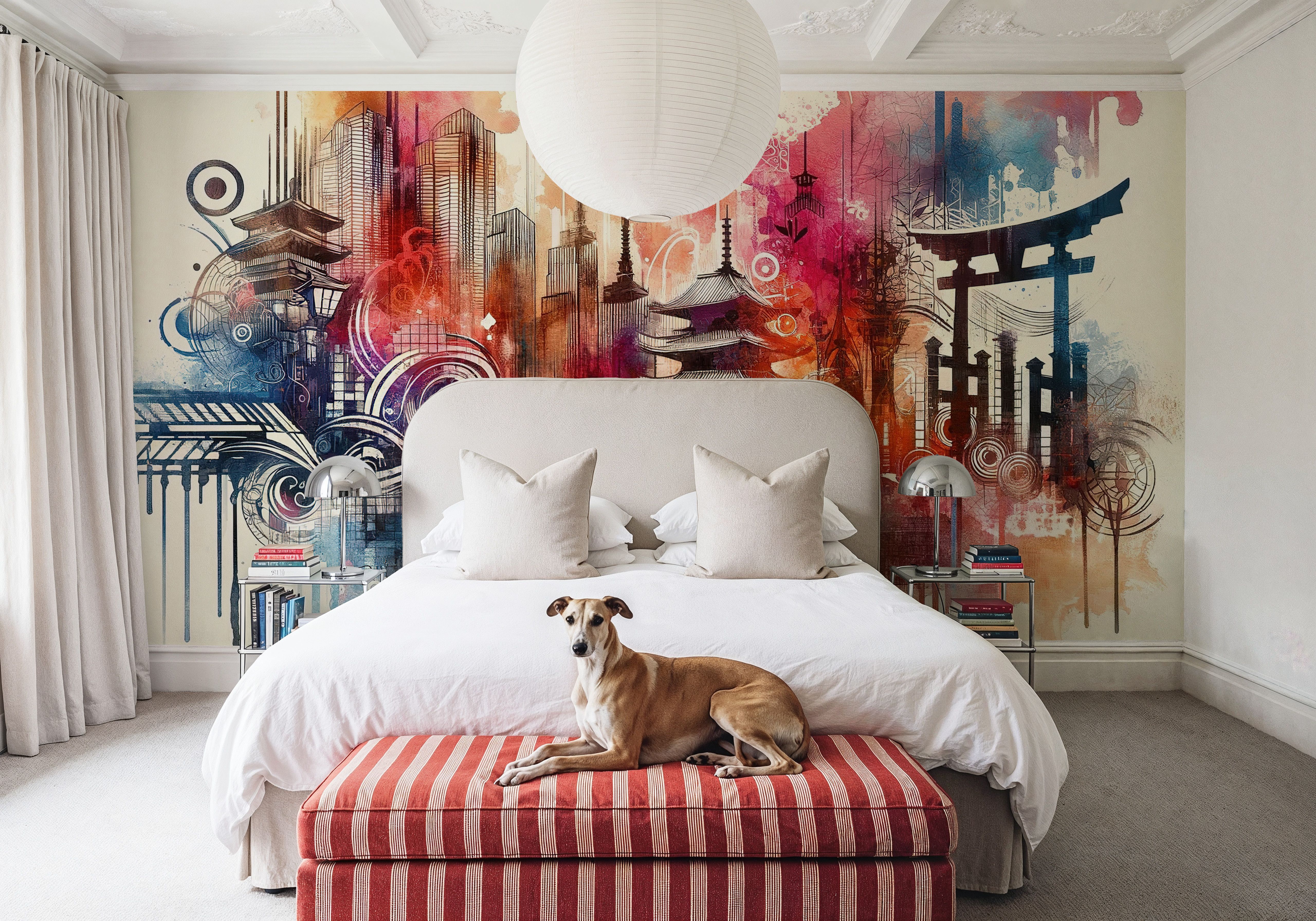 Watercolor Skyline Tokyo II