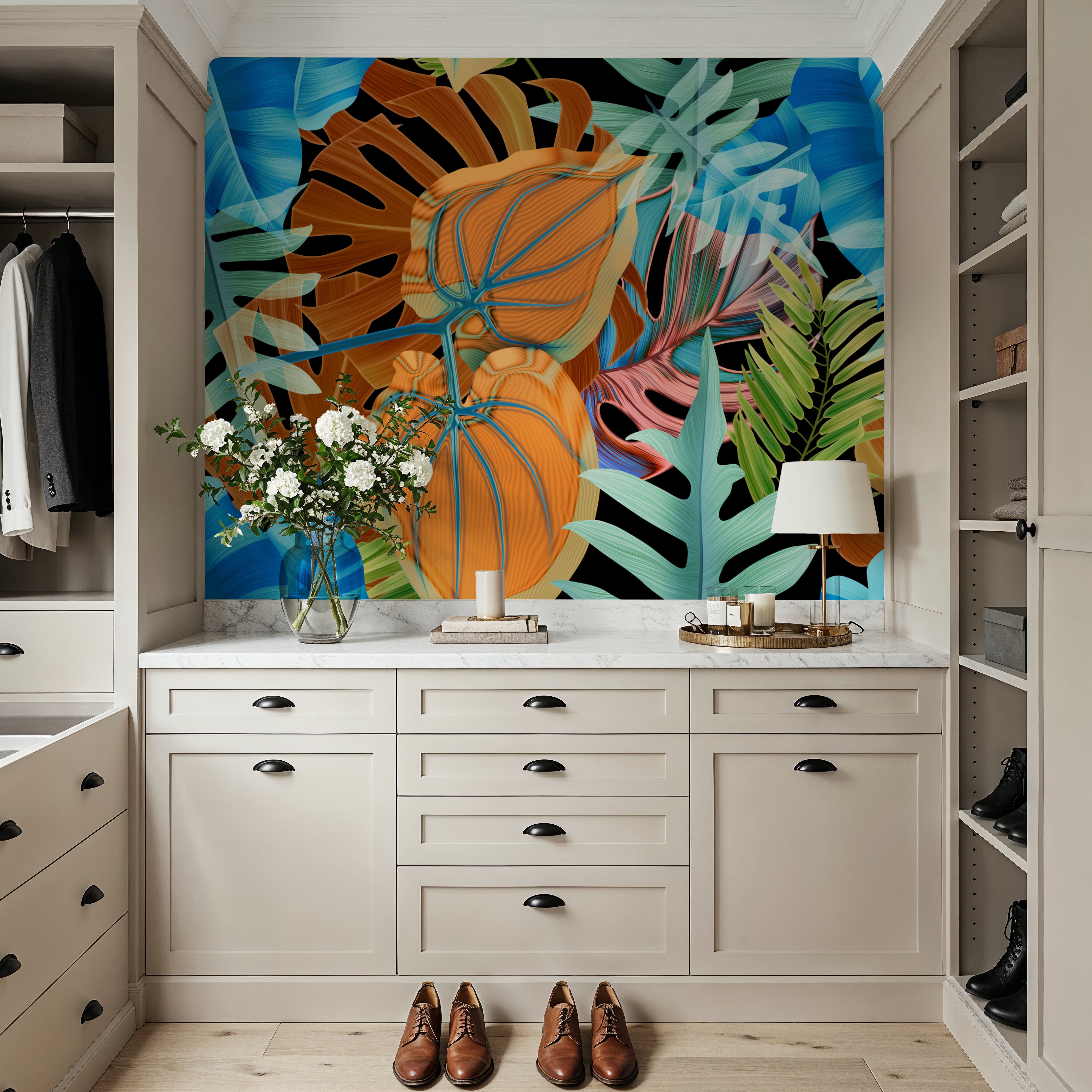 Stylish Tropic Mural