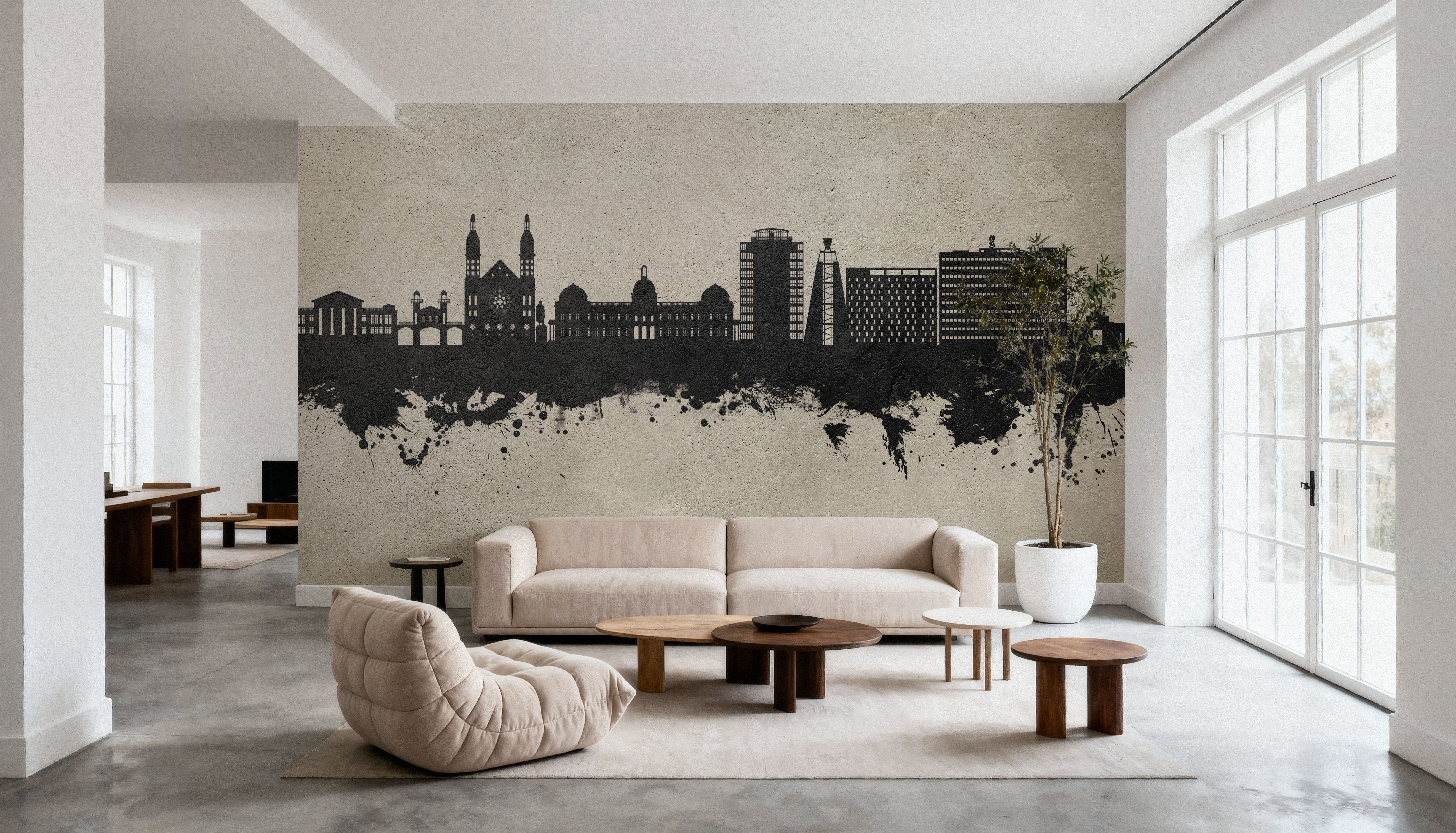 Port-au-Prince Haiti Skyline Concrete