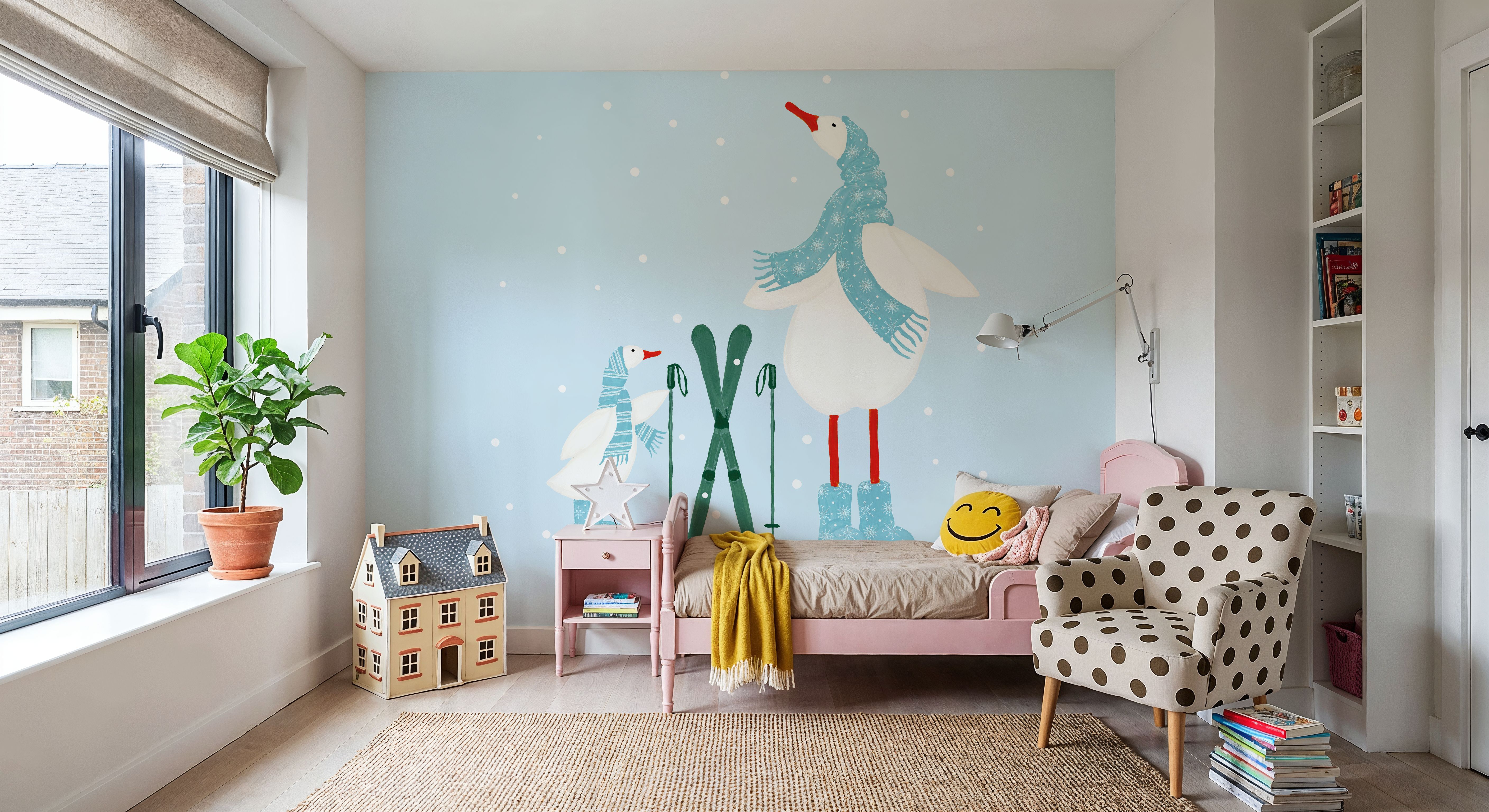 Ducks in the Snow IV