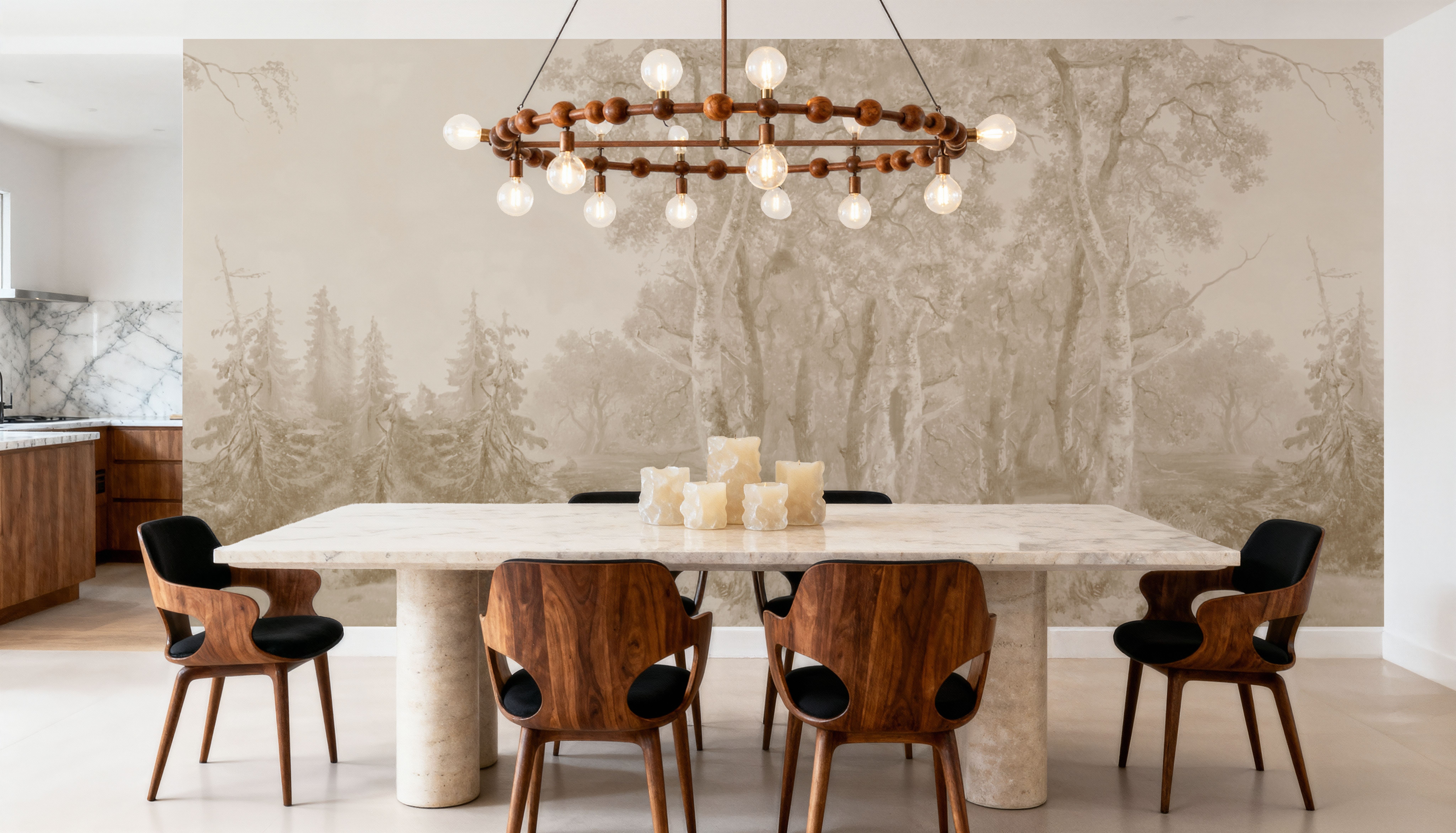 Forest Immersion Pale Beige