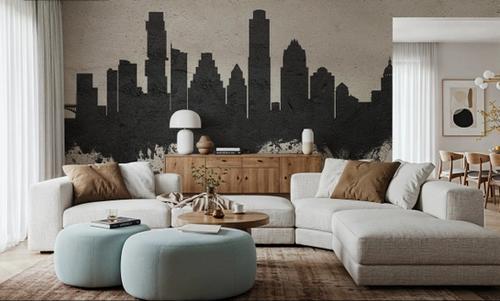 Austin Texas Skyline Concrete